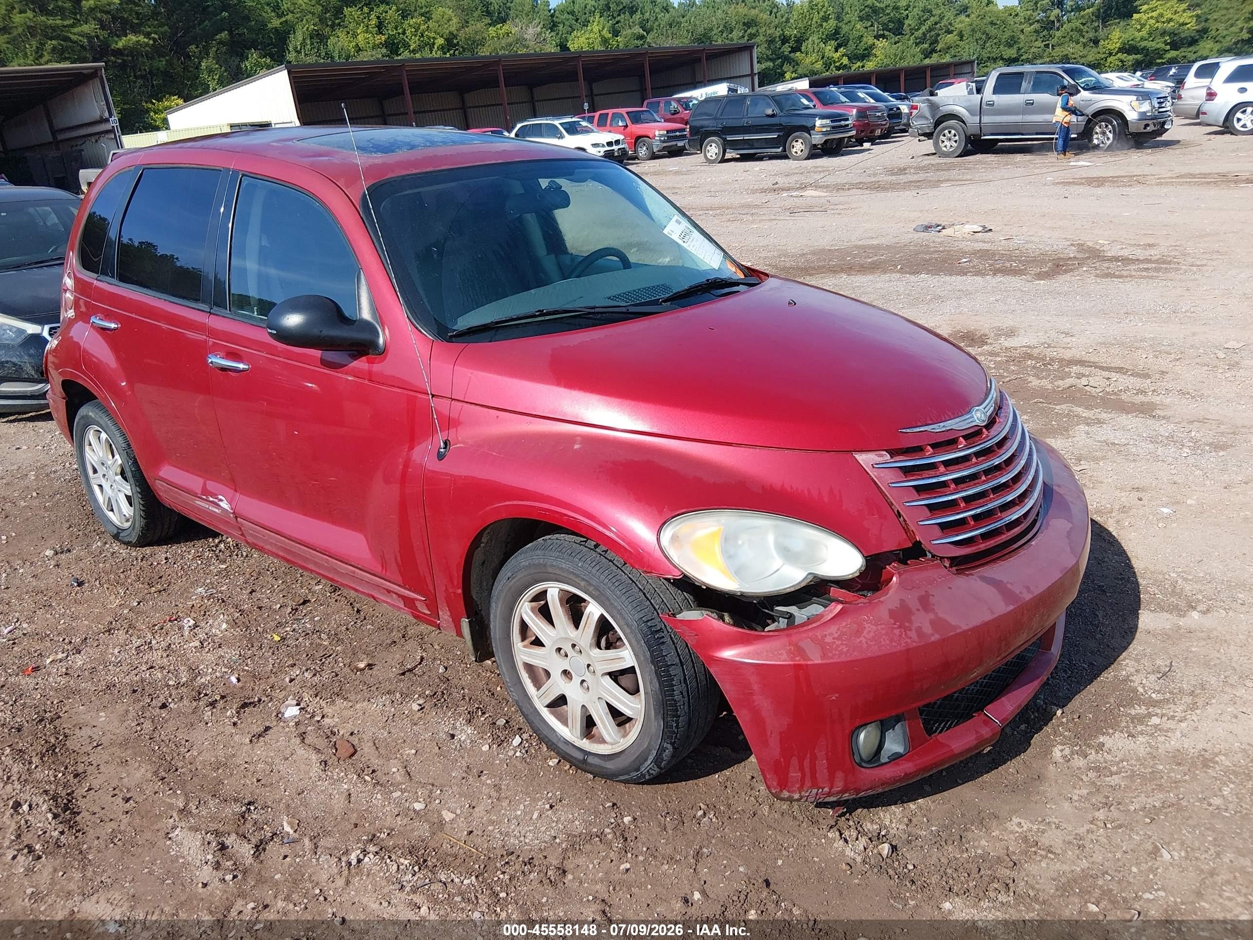 2007 Chrysler Pt Cruiser Limited Red vin: 3A8FY68B37T531503