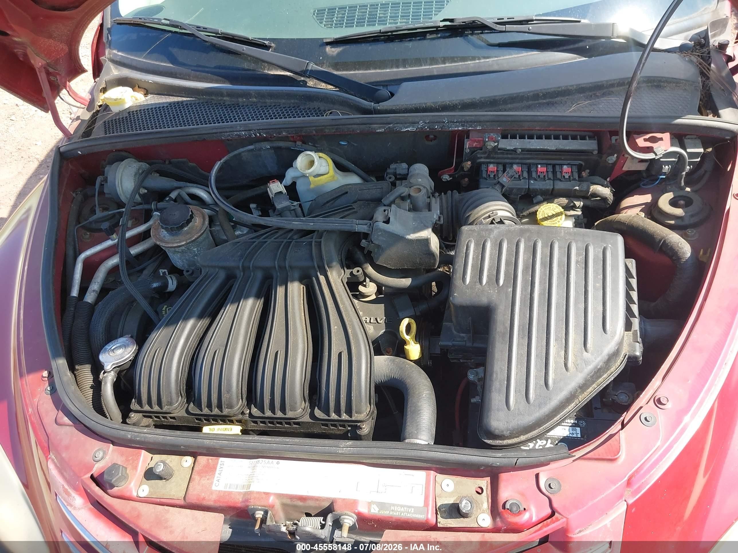 2007 Chrysler Pt Cruiser Limited Red vin: 3A8FY68B37T531503