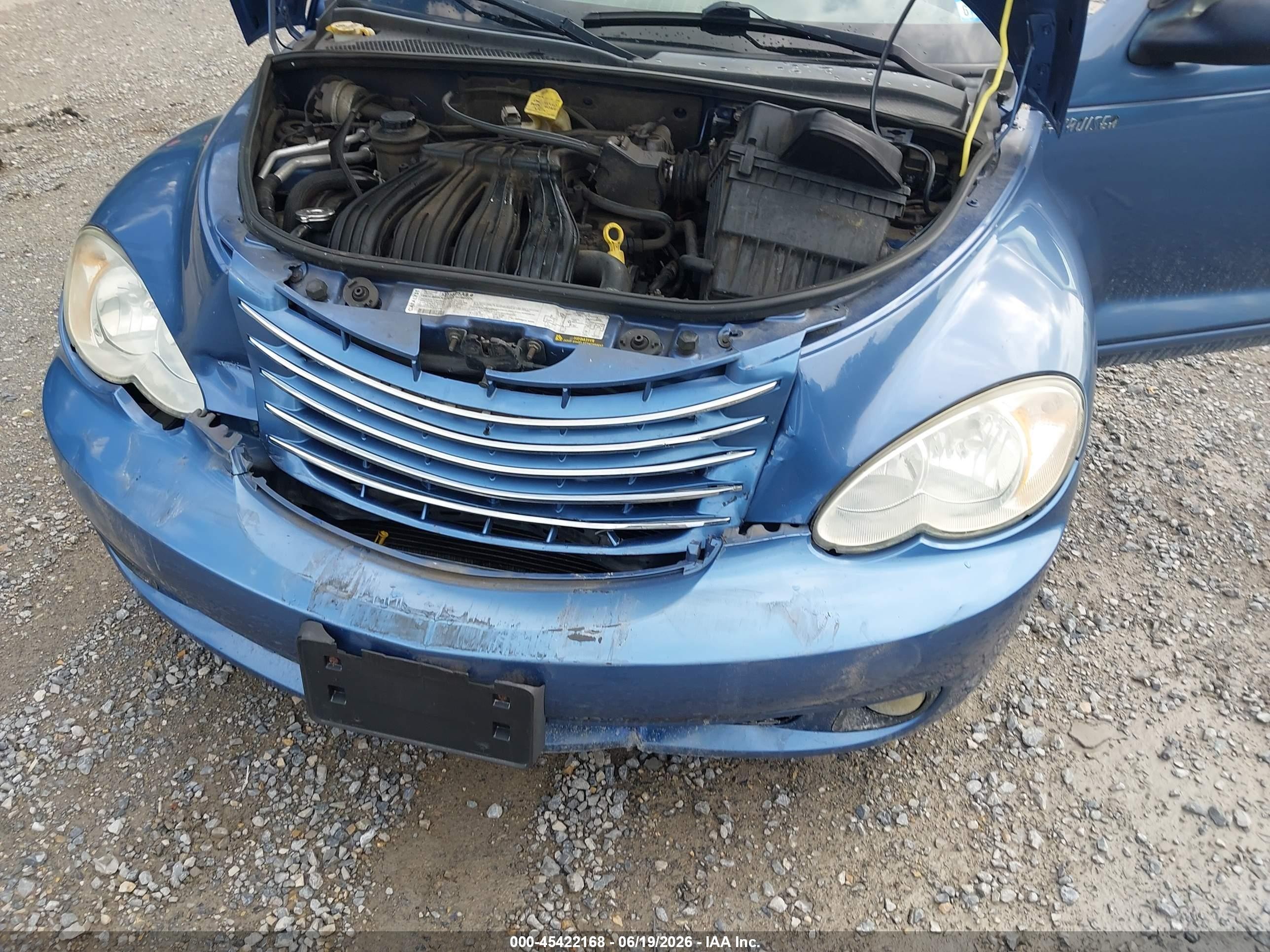 2006 Chrysler Pt Cruiser Limited Blue vin: 3A8FY68B46T235288