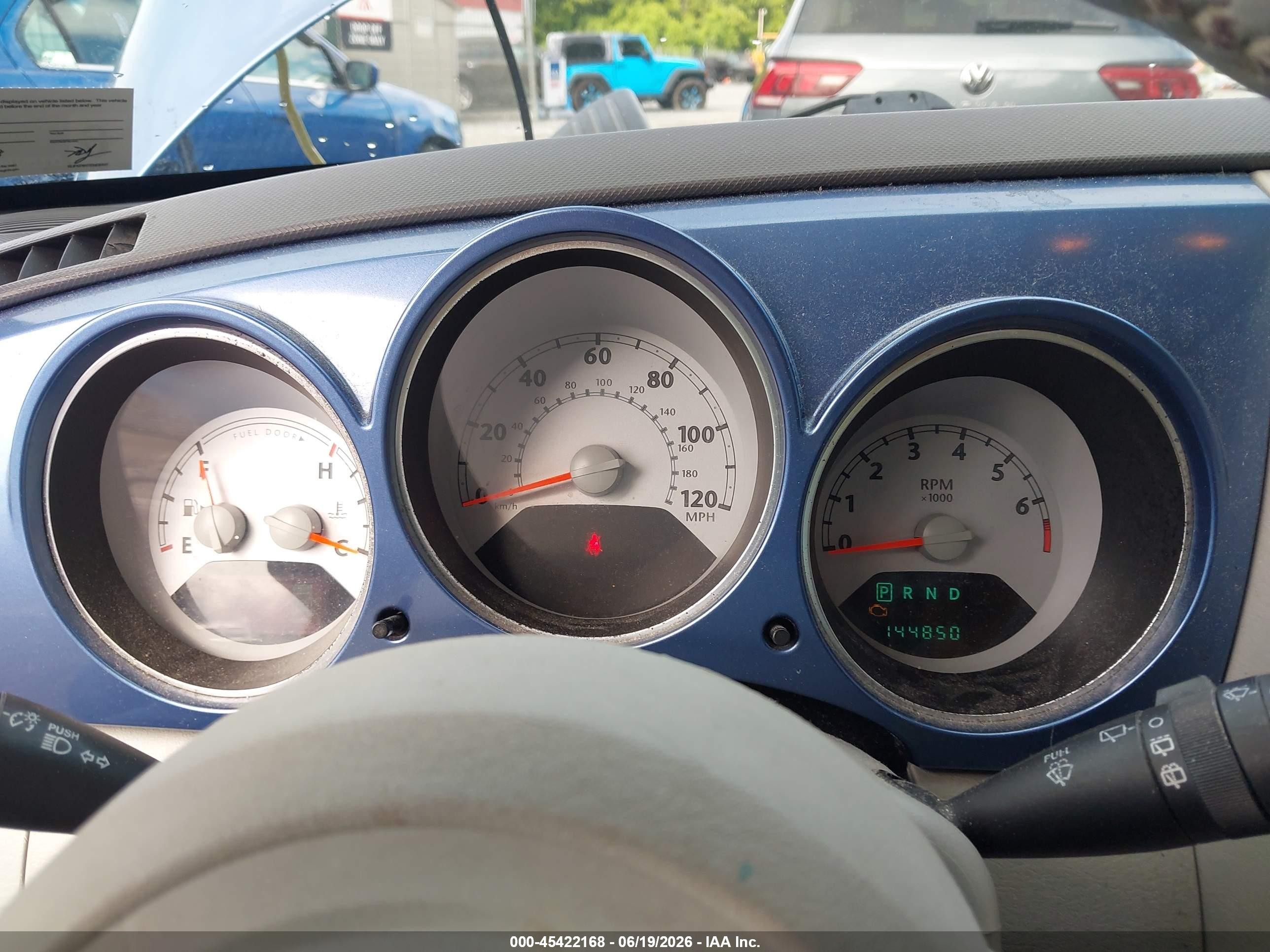 2006 Chrysler Pt Cruiser Limited Blue vin: 3A8FY68B46T235288