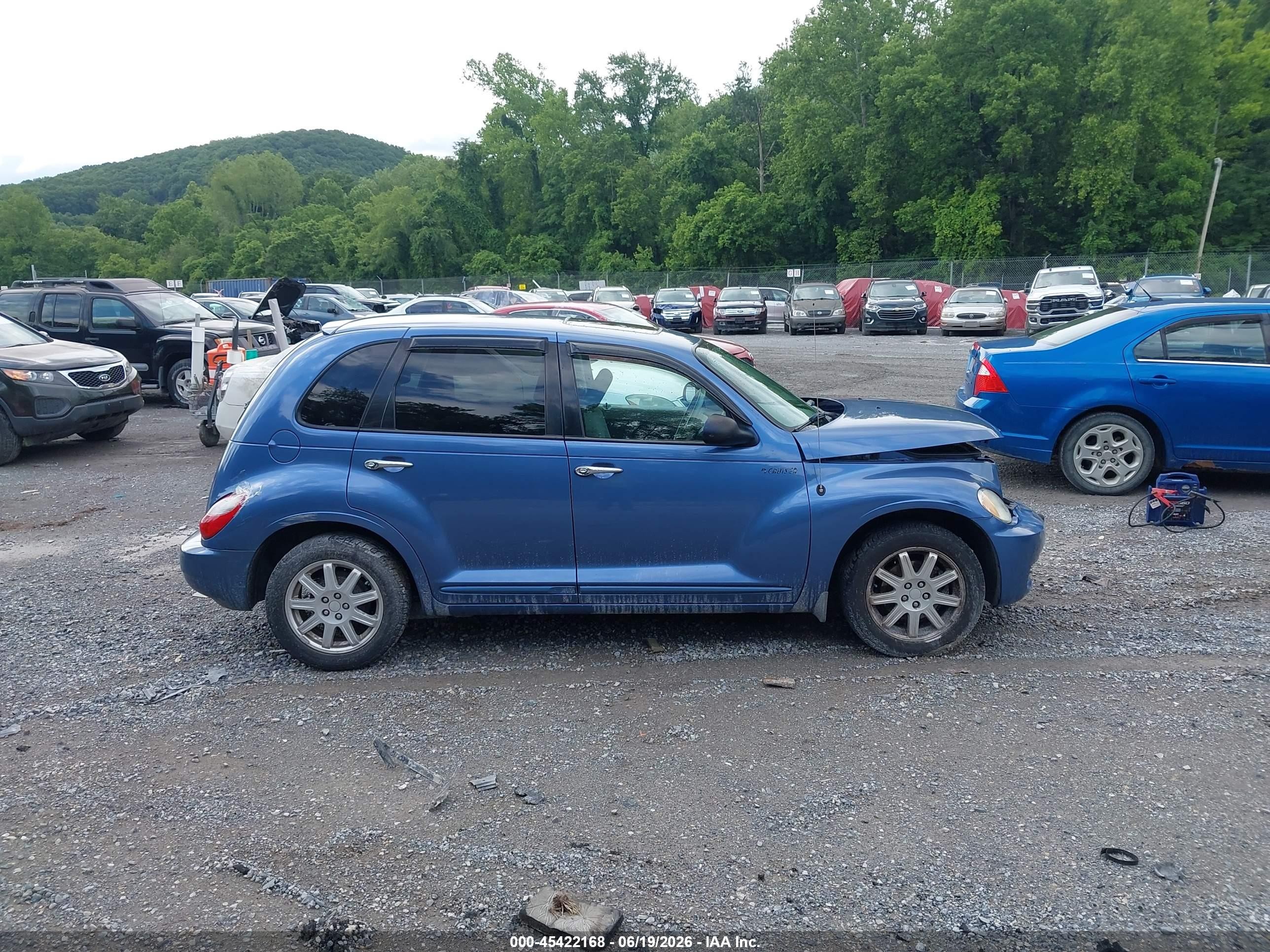 2006 Chrysler Pt Cruiser Limited Blue vin: 3A8FY68B46T235288