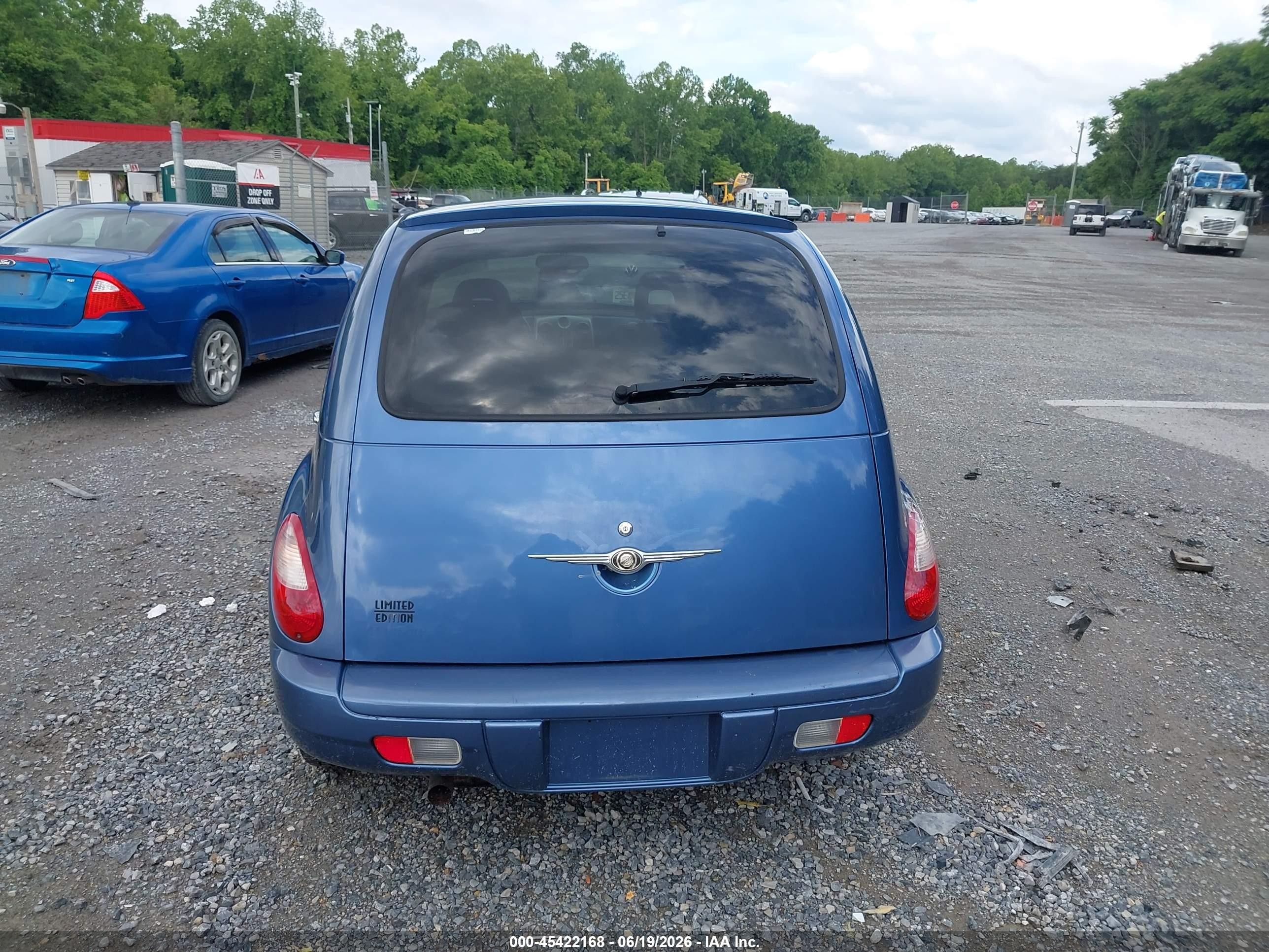 2006 Chrysler Pt Cruiser Limited Blue vin: 3A8FY68B46T235288