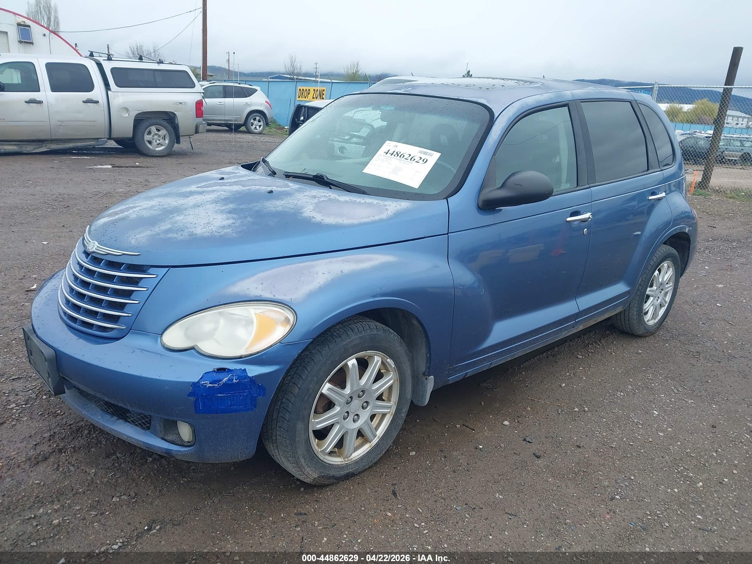 2007 Chrysler Pt Cruiser Limited Blue vin: 3A8FY68B47T608461