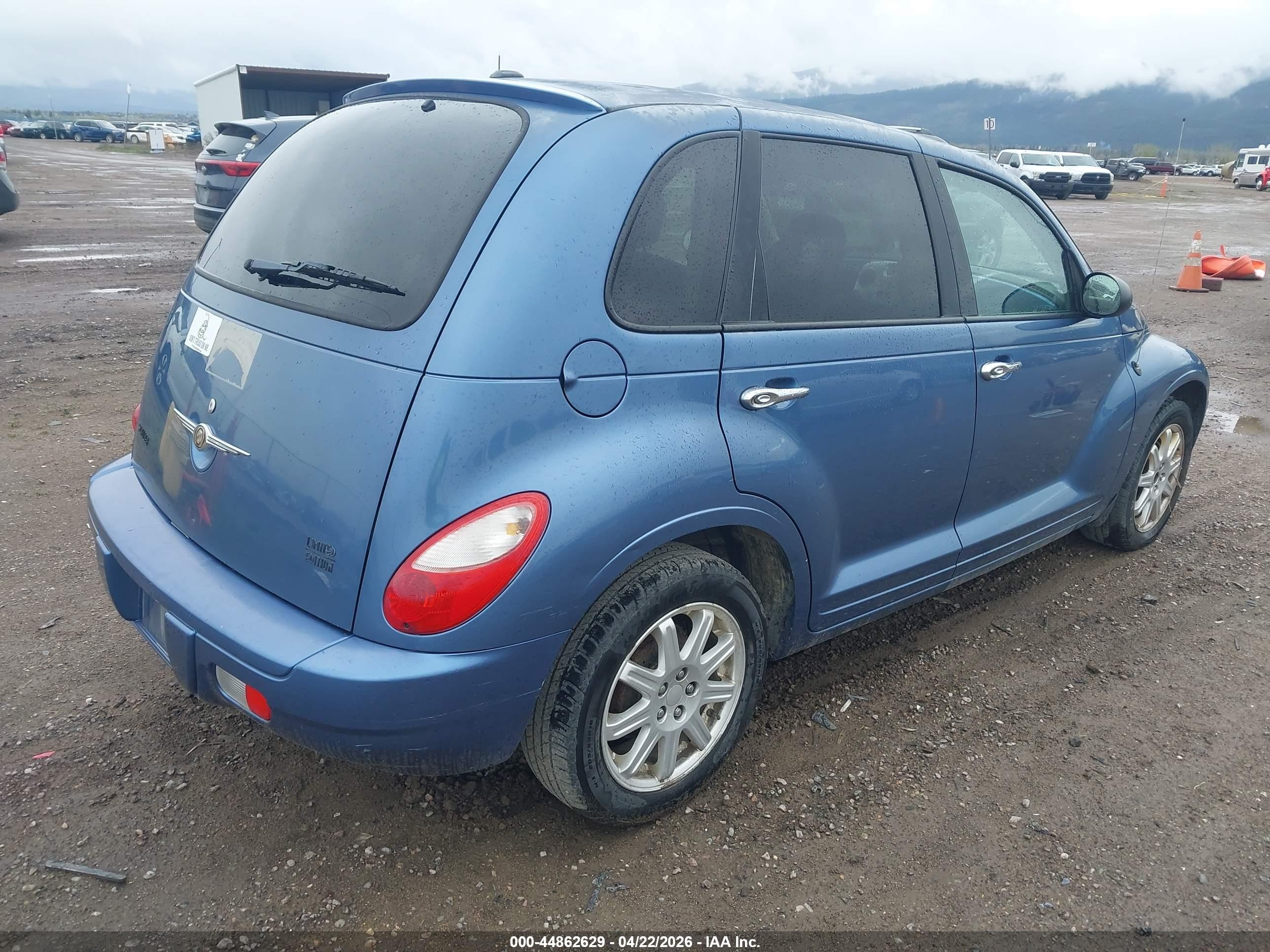 2007 Chrysler Pt Cruiser Limited Blue vin: 3A8FY68B47T608461
