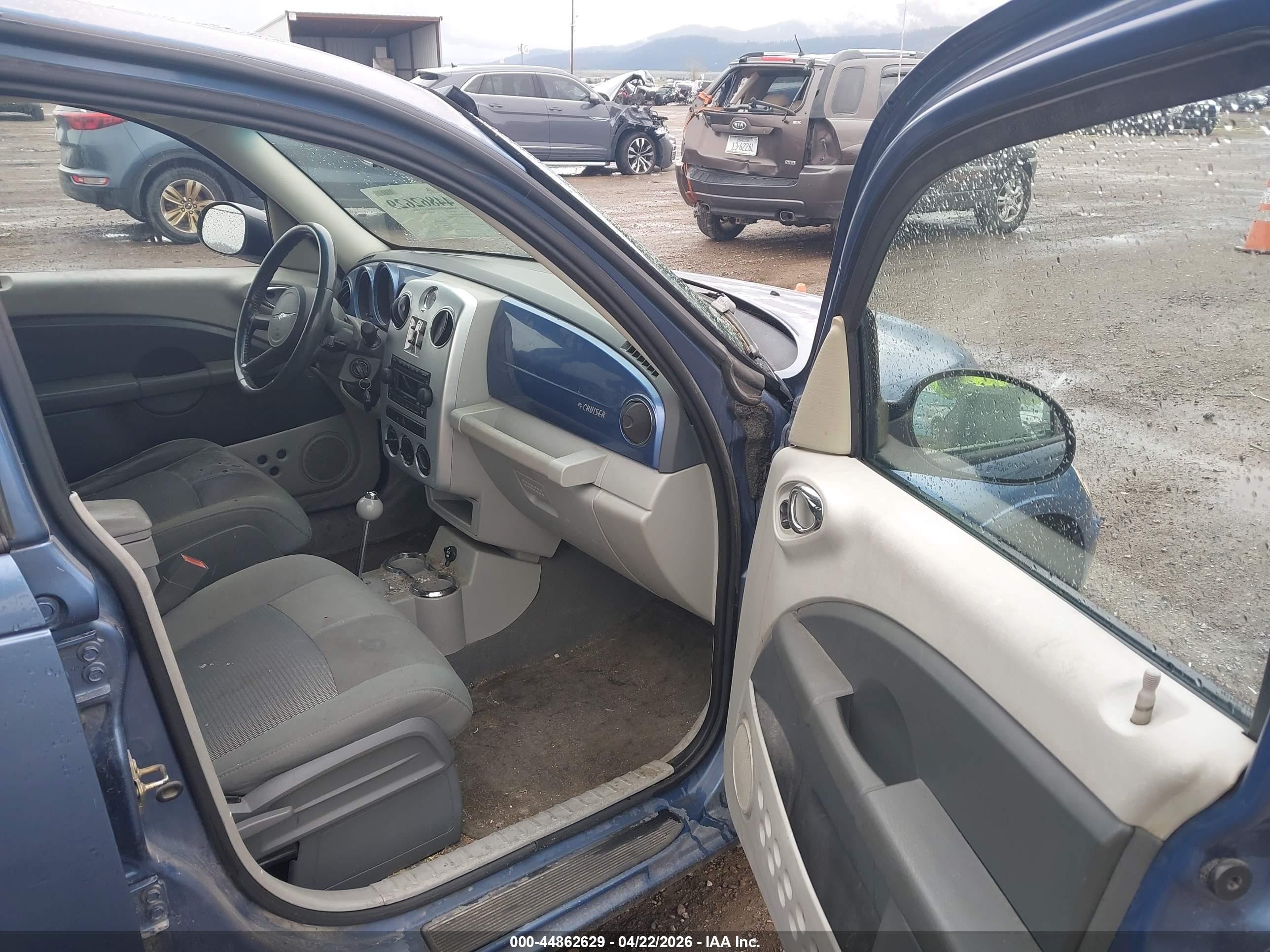 2007 Chrysler Pt Cruiser Limited Blue vin: 3A8FY68B47T608461