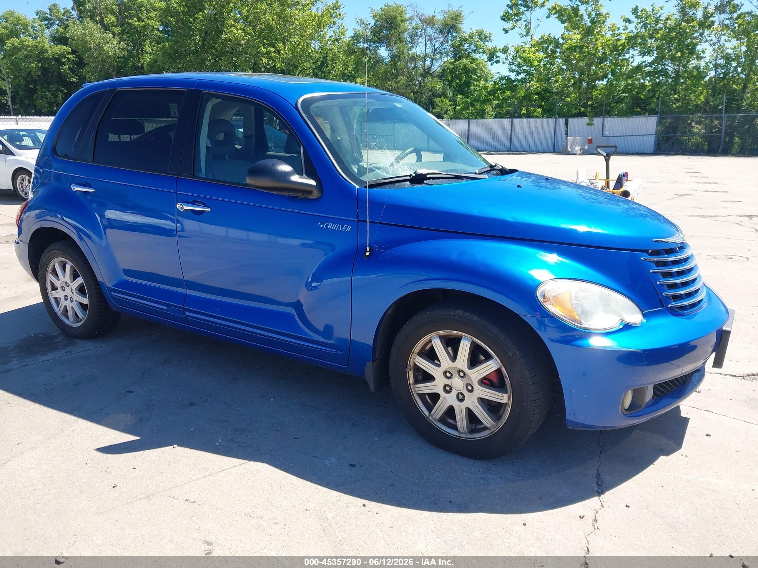 2006 Chrysler Pt Cruiser Limited Синий vin: 3A8FY68B76T244311
