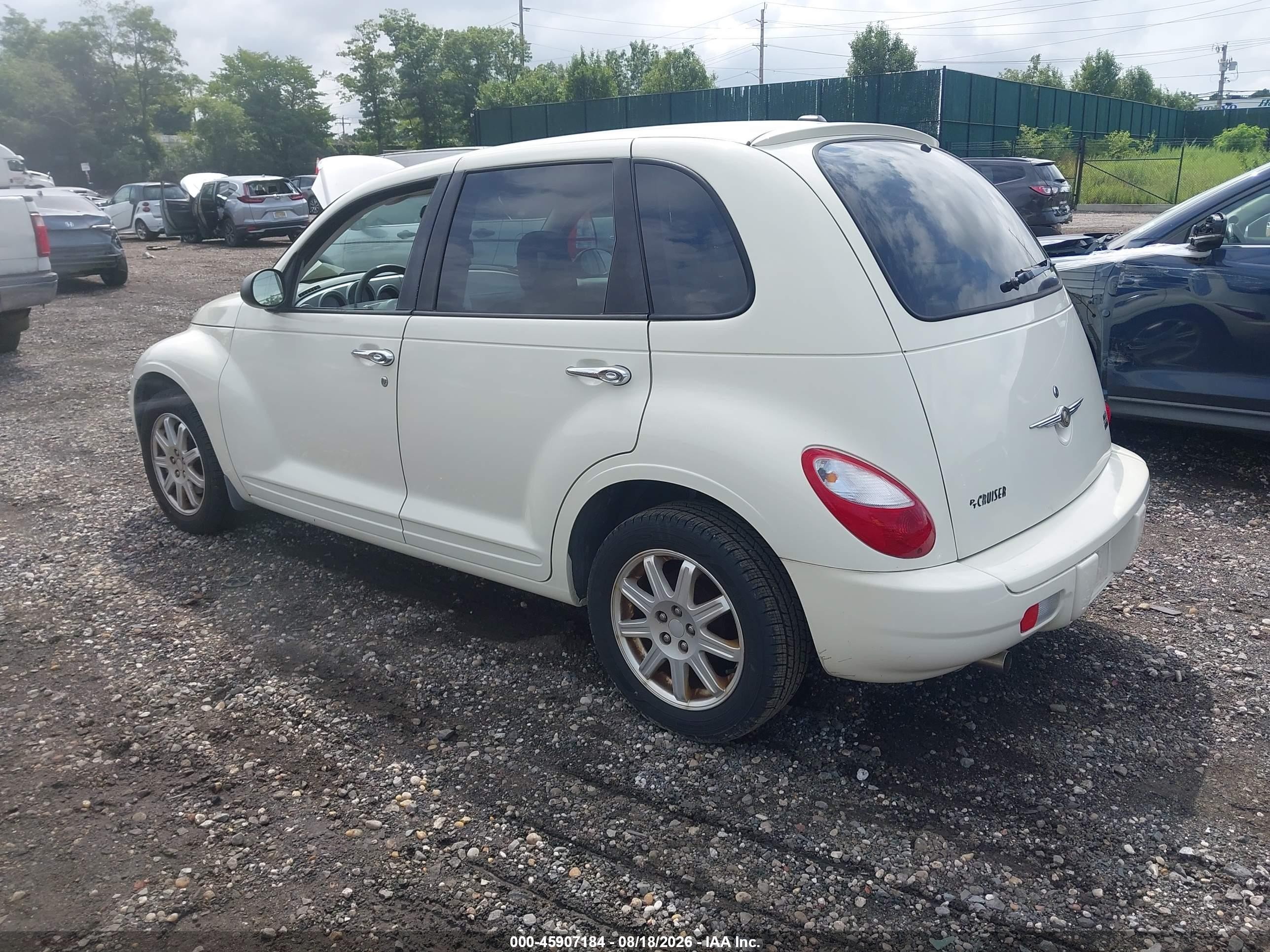 2007 Chrysler Pt Cruiser Limited White vin: 3A8FY68B87T599795