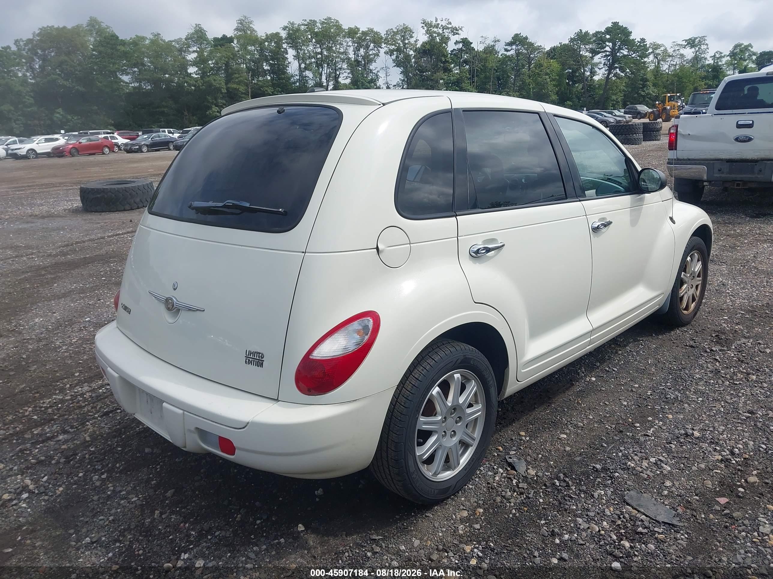 2007 Chrysler Pt Cruiser Limited White vin: 3A8FY68B87T599795