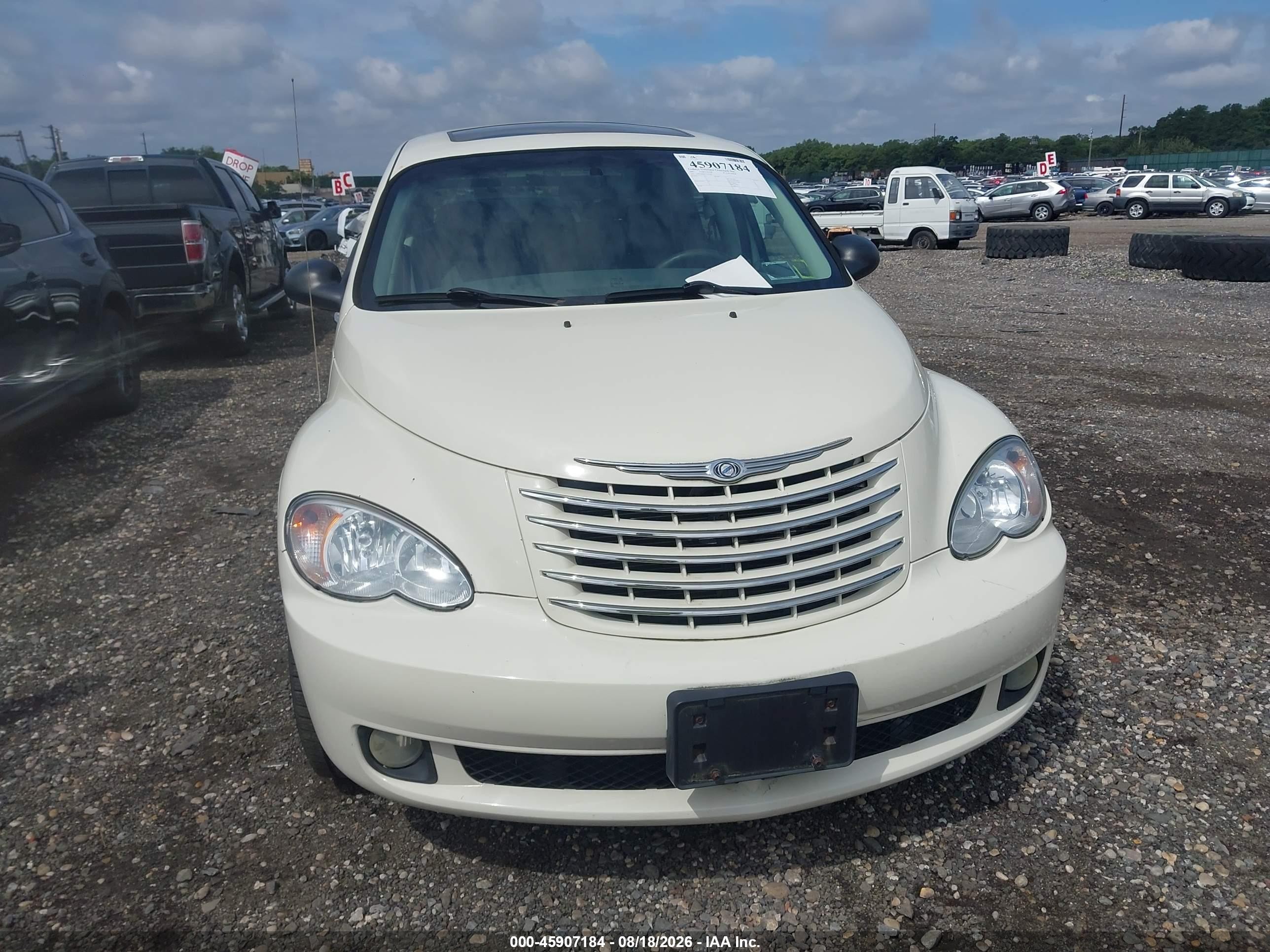 2007 Chrysler Pt Cruiser Limited White vin: 3A8FY68B87T599795