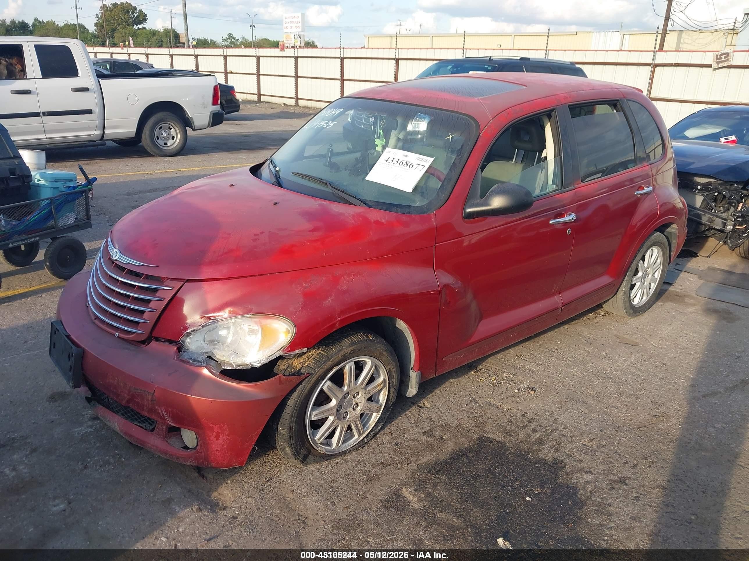 2006 Chrysler Pt Cruiser Limited Red vin: 3A8FY68BX6T285449