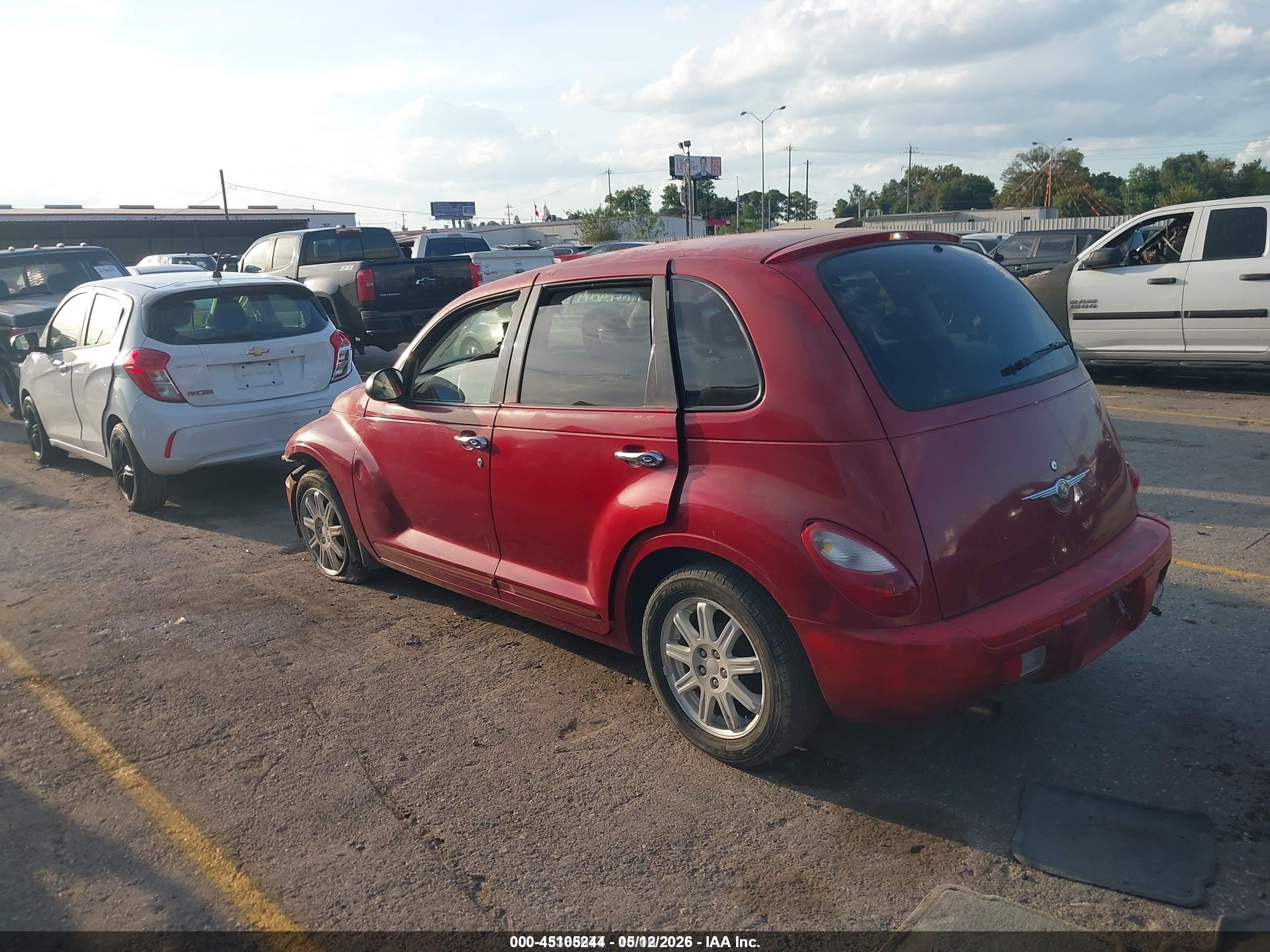 2006 Chrysler Pt Cruiser Limited Red vin: 3A8FY68BX6T285449