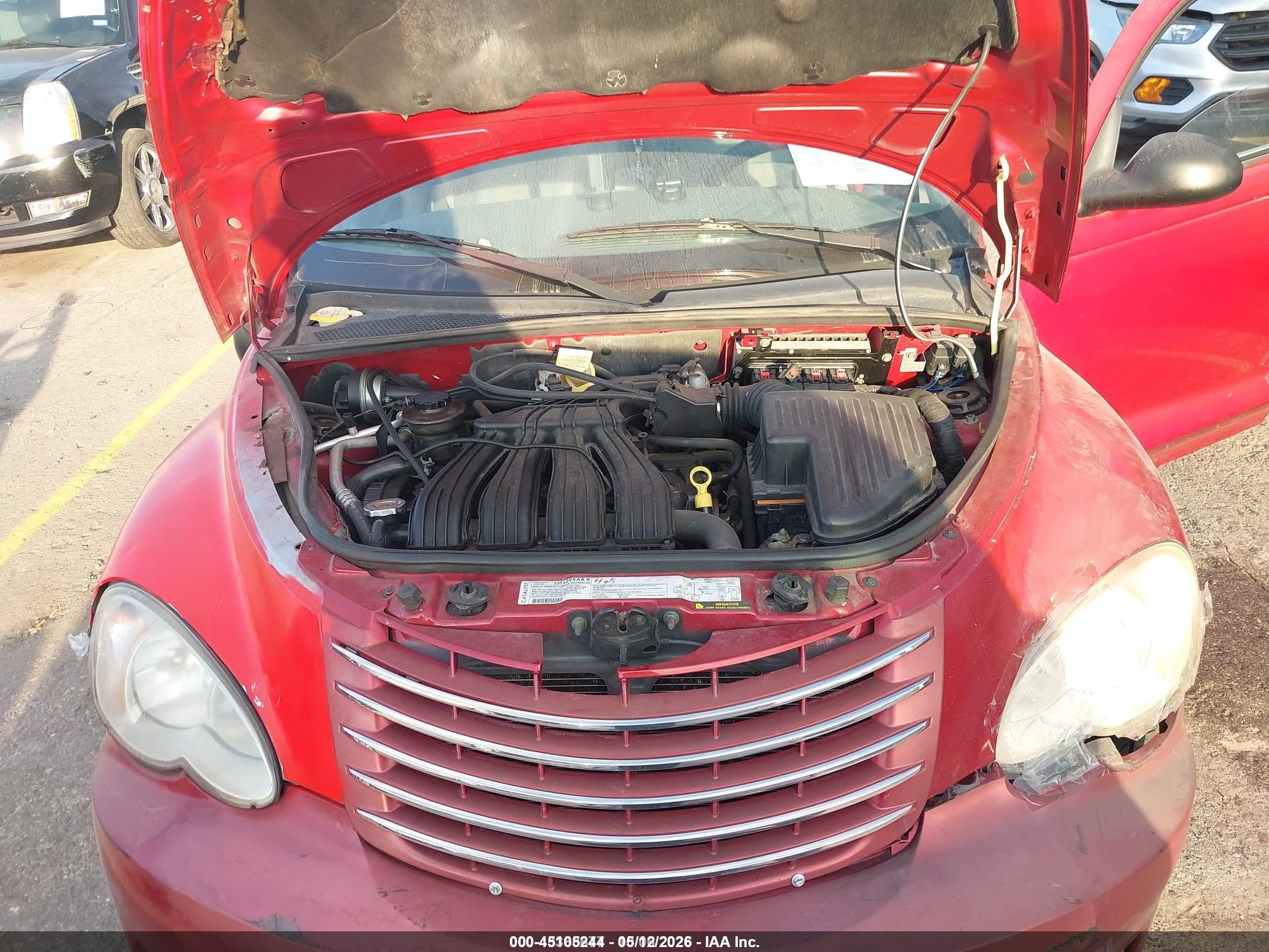 2006 Chrysler Pt Cruiser Limited Red vin: 3A8FY68BX6T285449