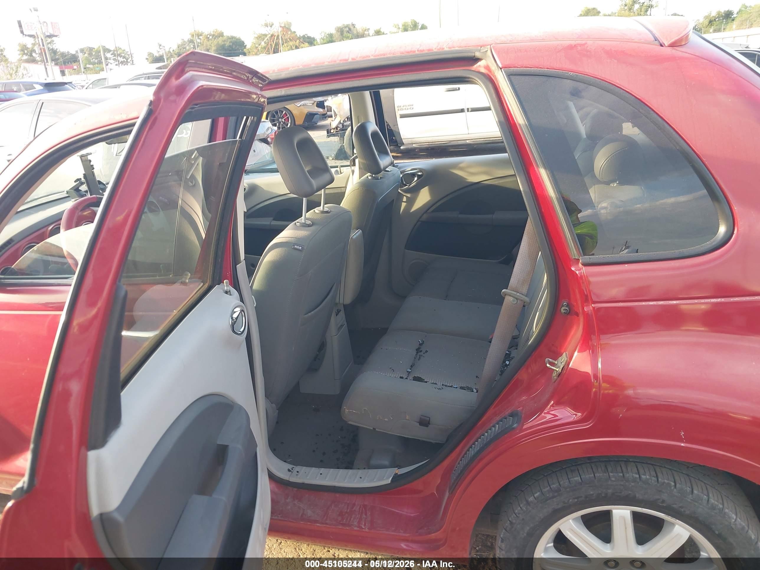 2006 Chrysler Pt Cruiser Limited Red vin: 3A8FY68BX6T285449