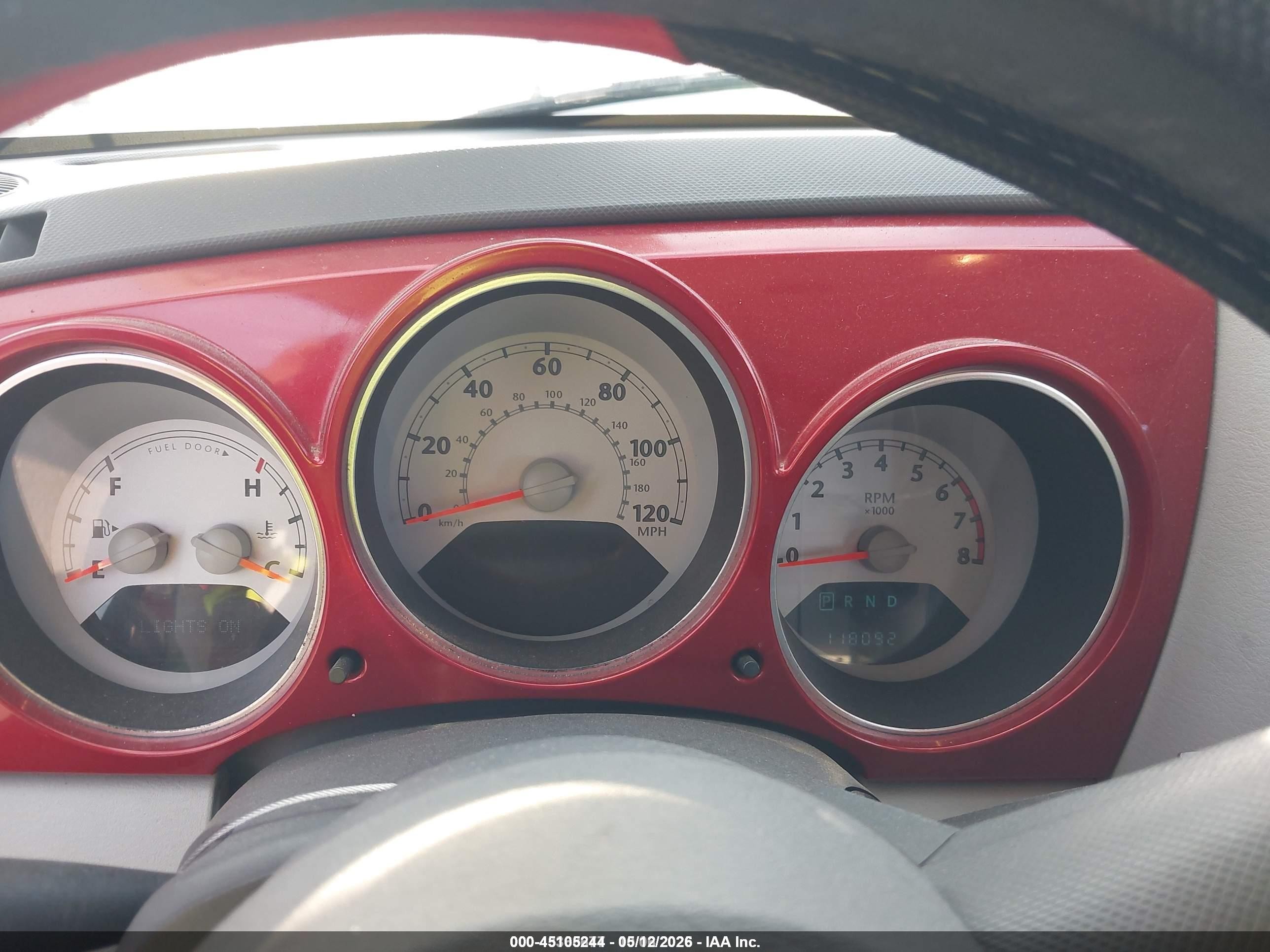 2006 Chrysler Pt Cruiser Limited Red vin: 3A8FY68BX6T285449