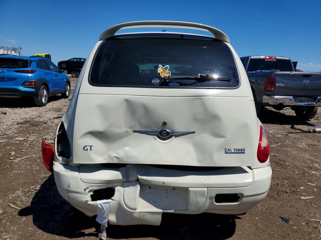 2006 Chrysler Pt Cruiser Gt White vin: 3A8FY78G46T338602