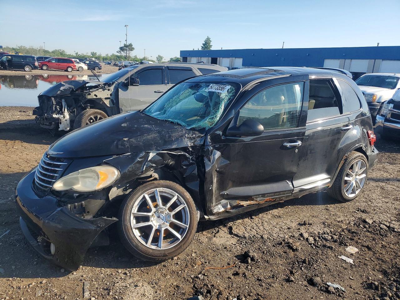 2007 Chrysler Pt Cruiser Gt Black vin: 3A8FY78GX7T525702