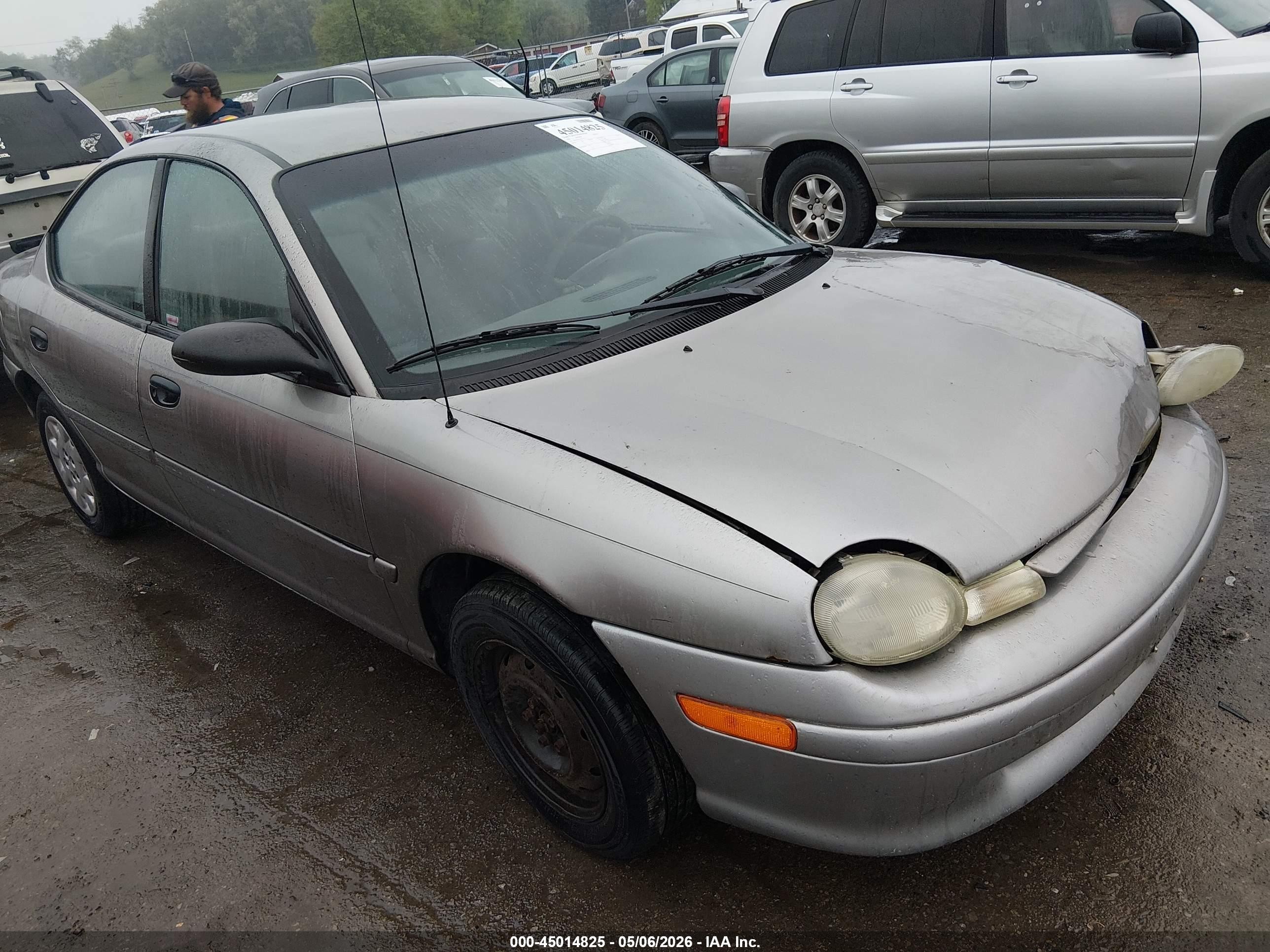 1998 Dodge Neon Competition/highline Silver vin: 3B3ES47C4WT232914