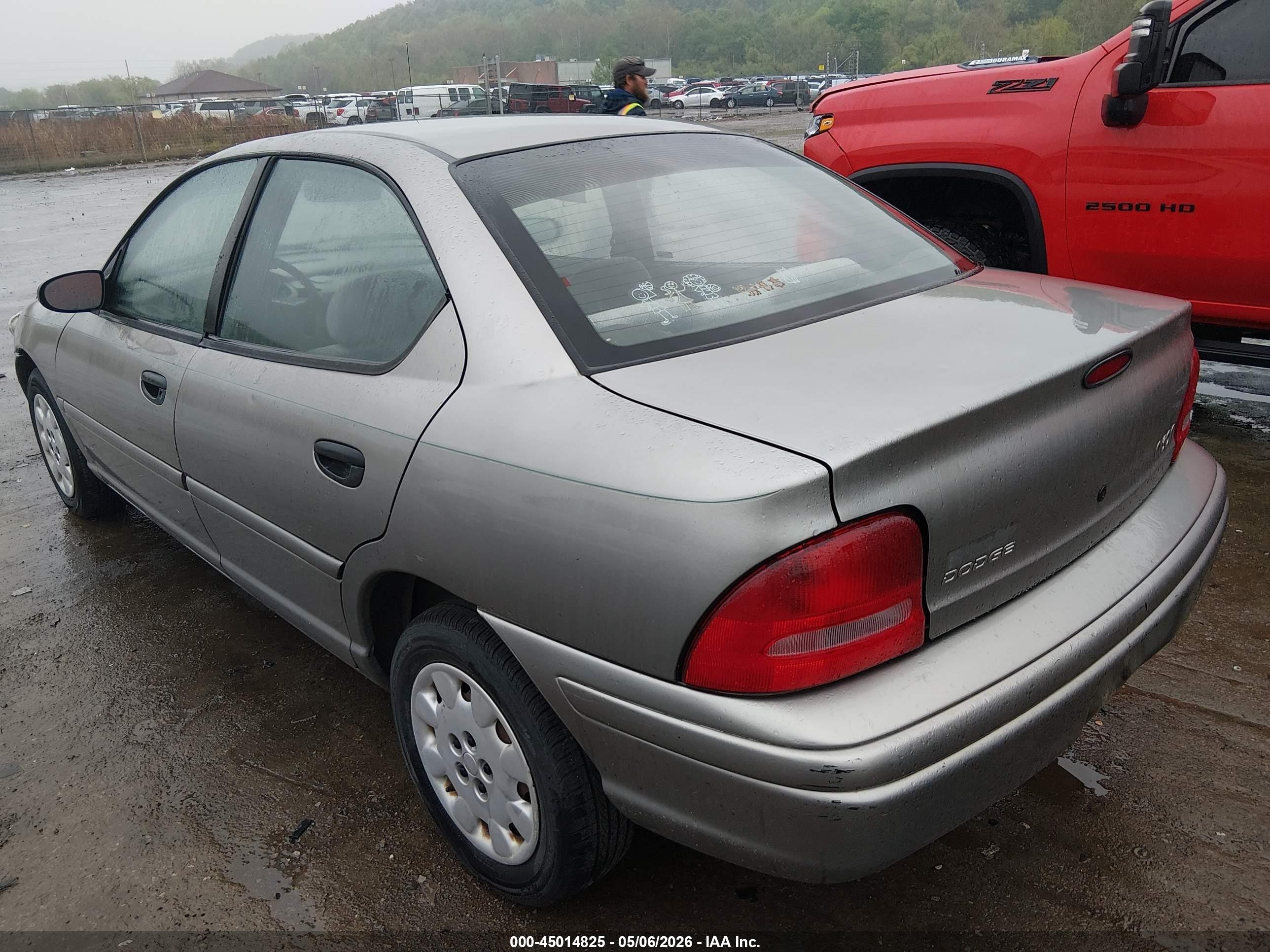 1998 Dodge Neon Competition/highline Silver vin: 3B3ES47C4WT232914
