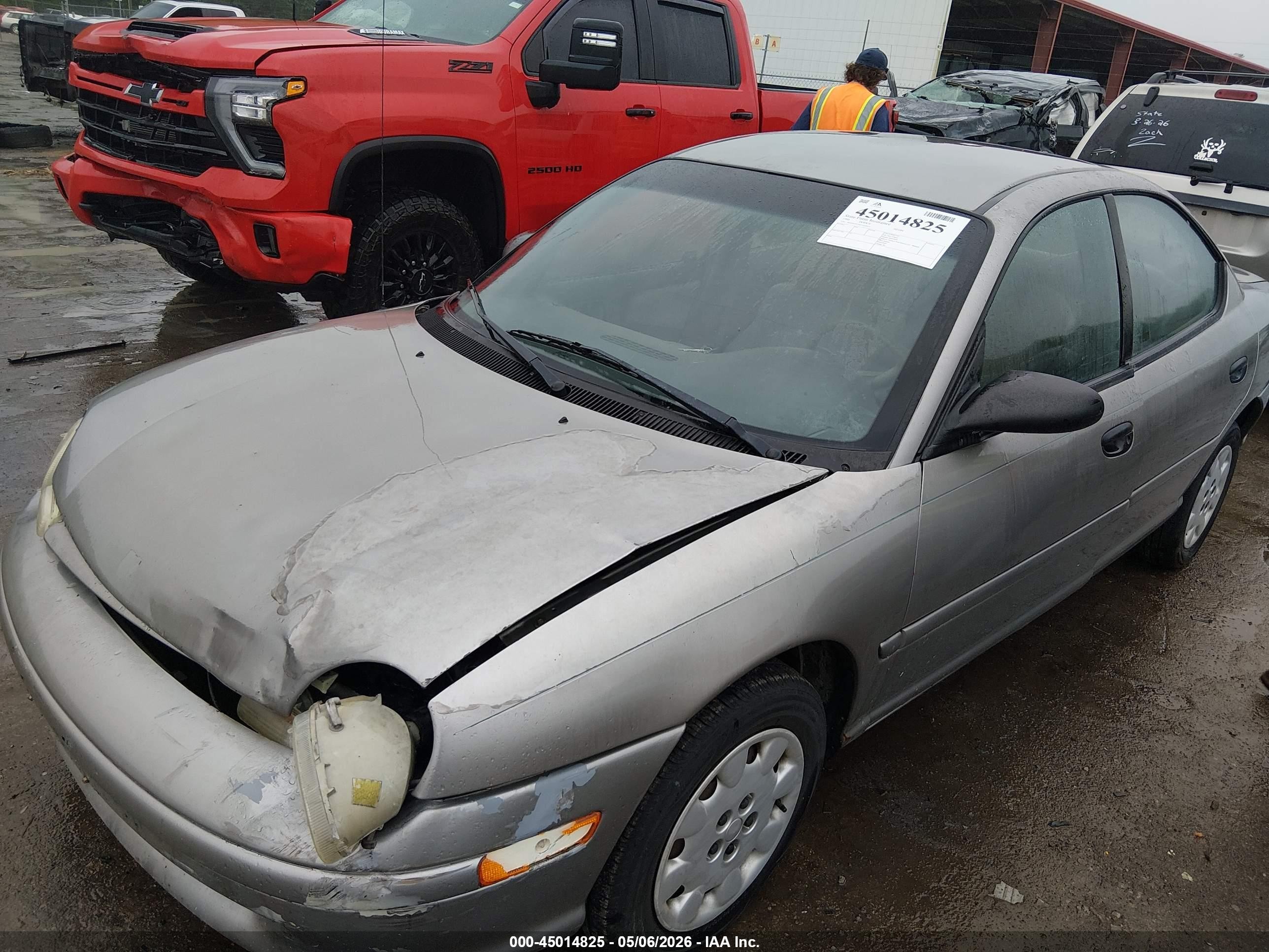 1998 Dodge Neon Competition/highline Silver vin: 3B3ES47C4WT232914