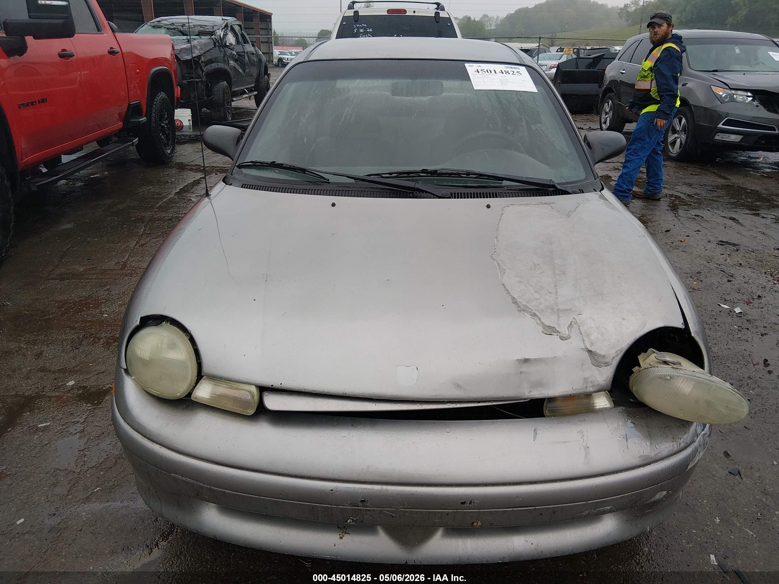 1998 Dodge Neon Competition/highline Silver vin: 3B3ES47C4WT232914