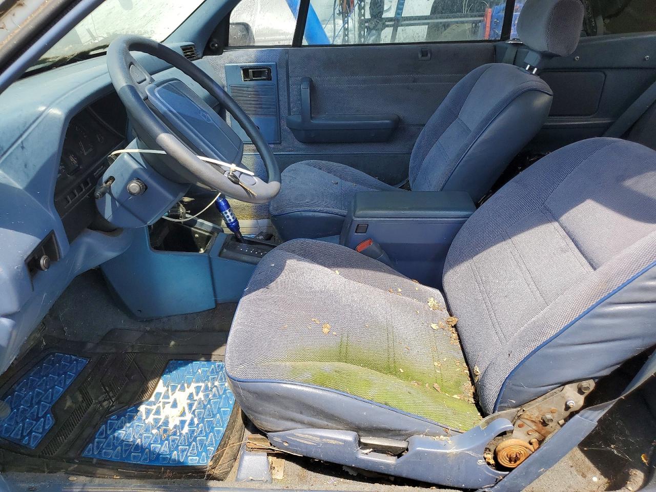 1991 Dodge Shadow White vin: 3B3XP45K8MT628409