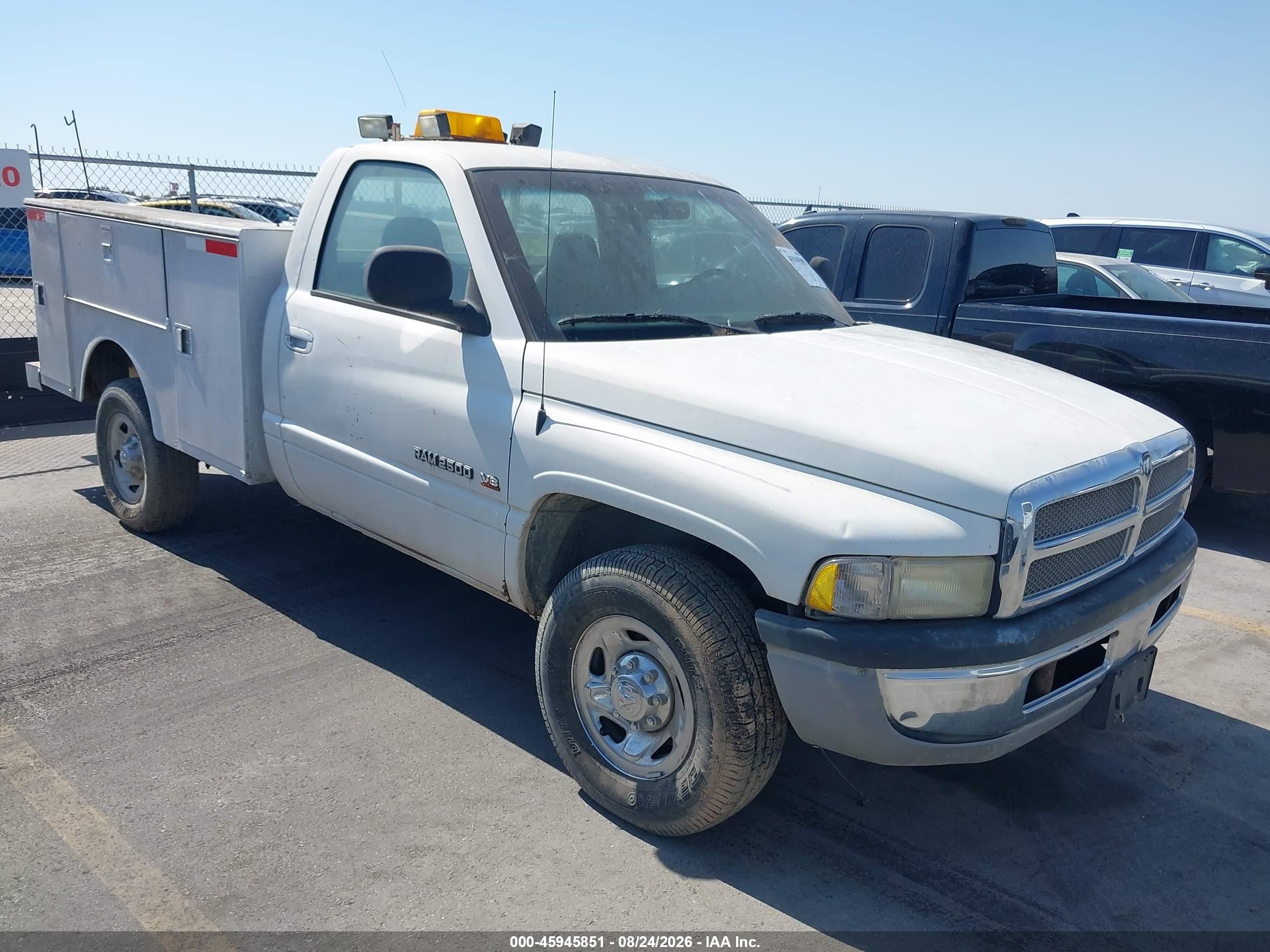 2001 Dodge Ram 2500 St White vin: 3B6KC26Z11M550277