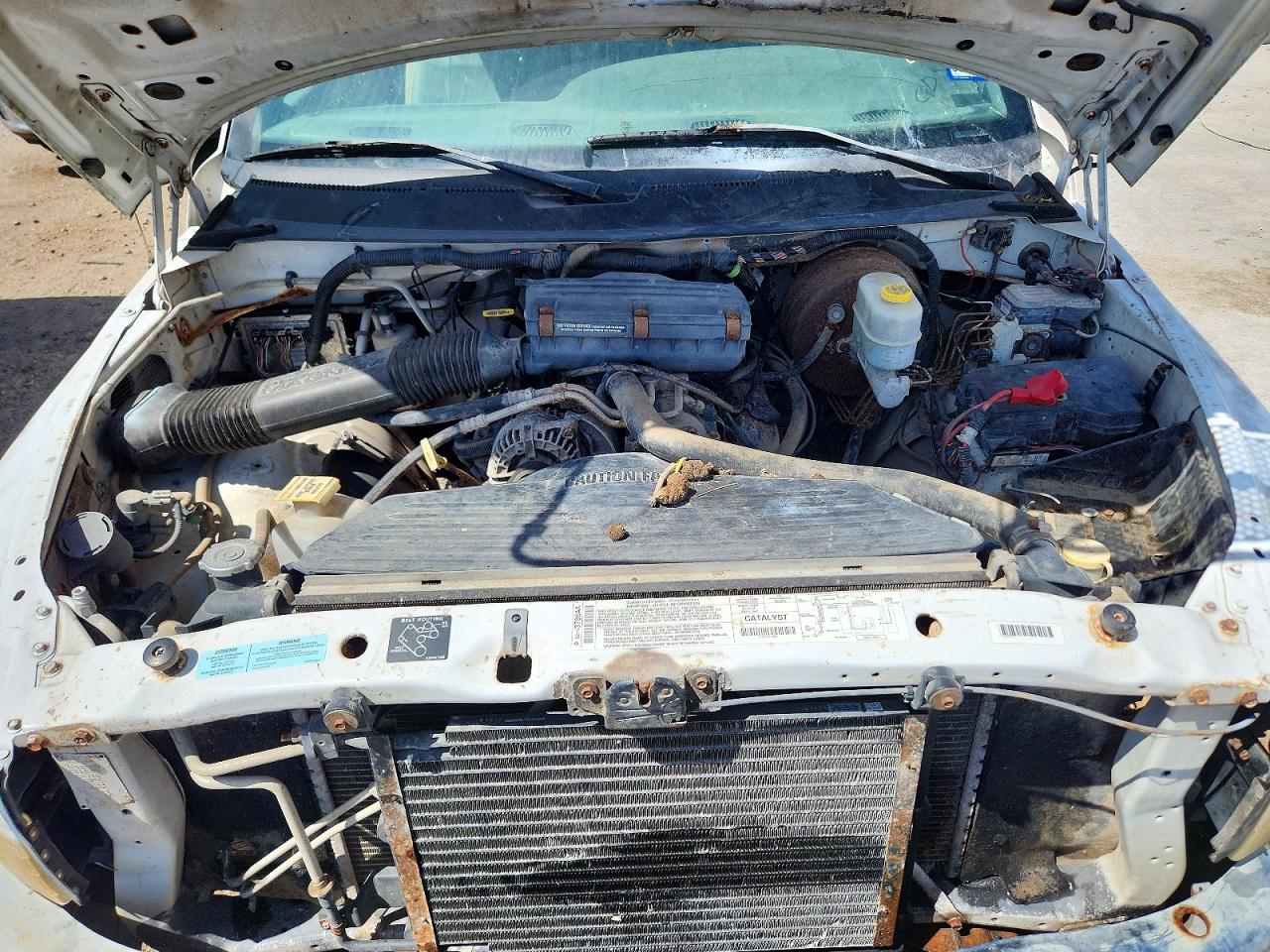 2002 Dodge Ram 2500 White vin: 3B6KC26Z42M251187