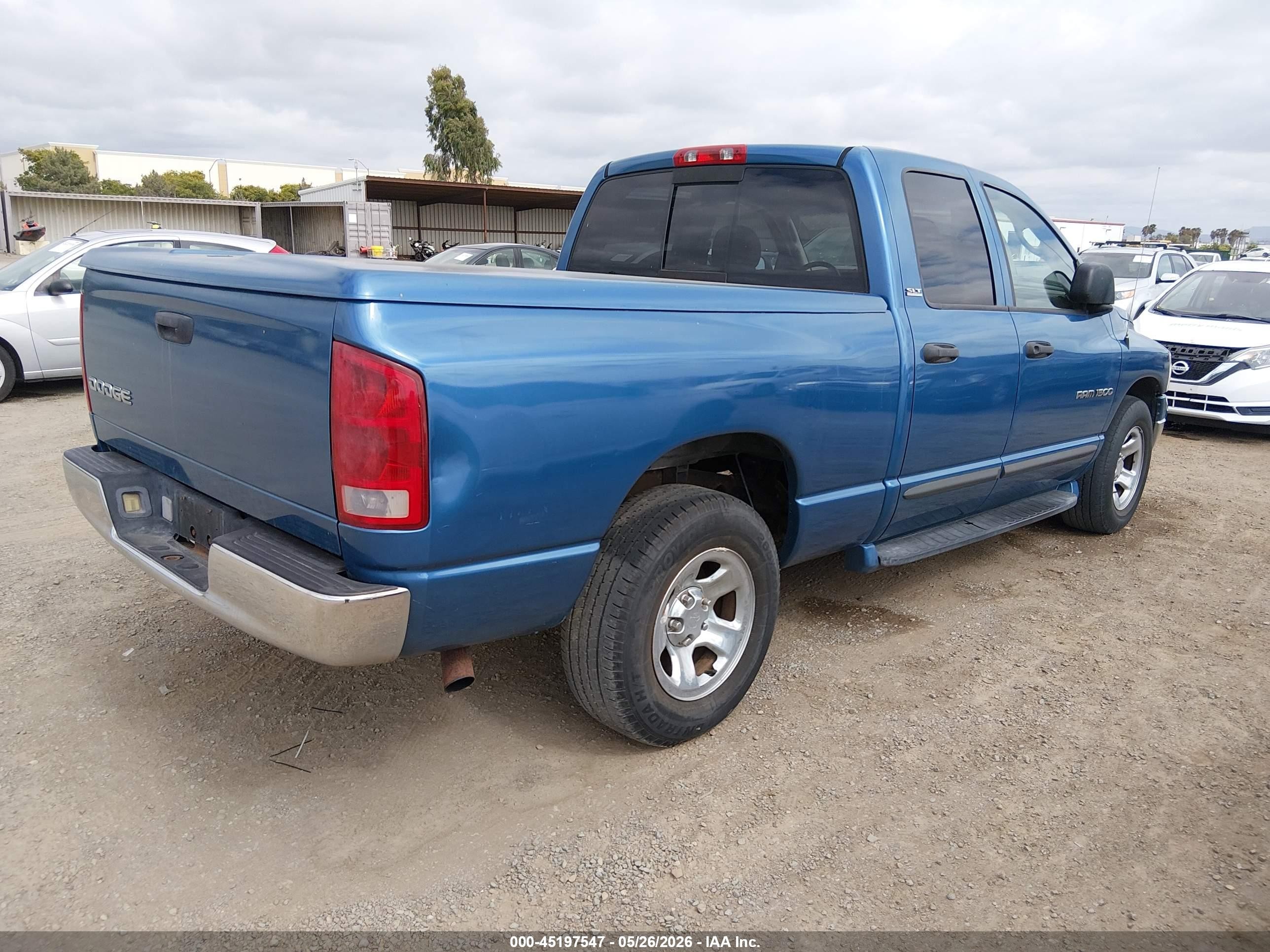 2002 Dodge Ram 1500 St Blue vin: 3B7HA18NX2G106217