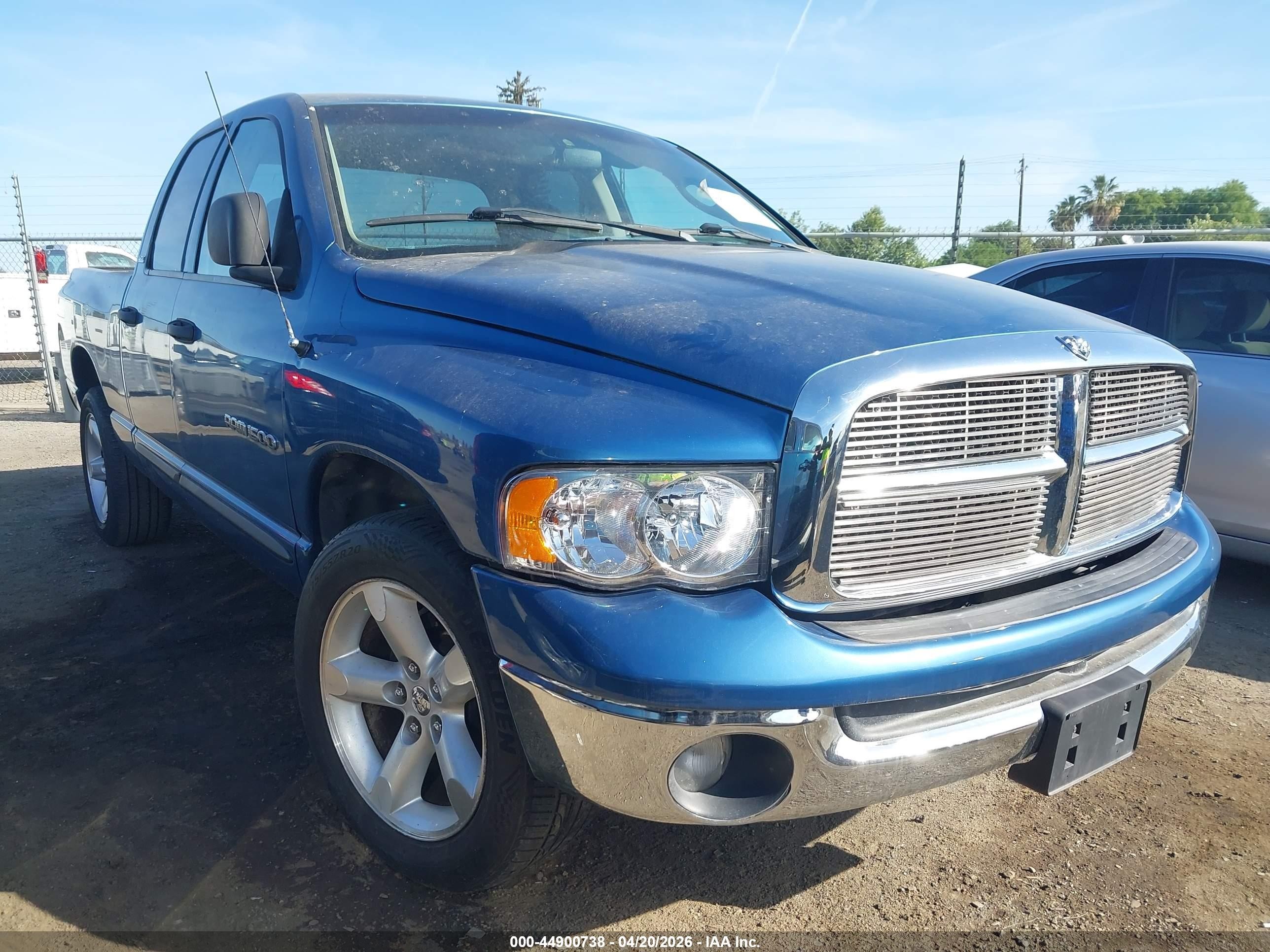 2002 Dodge Ram 1500 St Blue vin: 3B7HA18NX2G107822