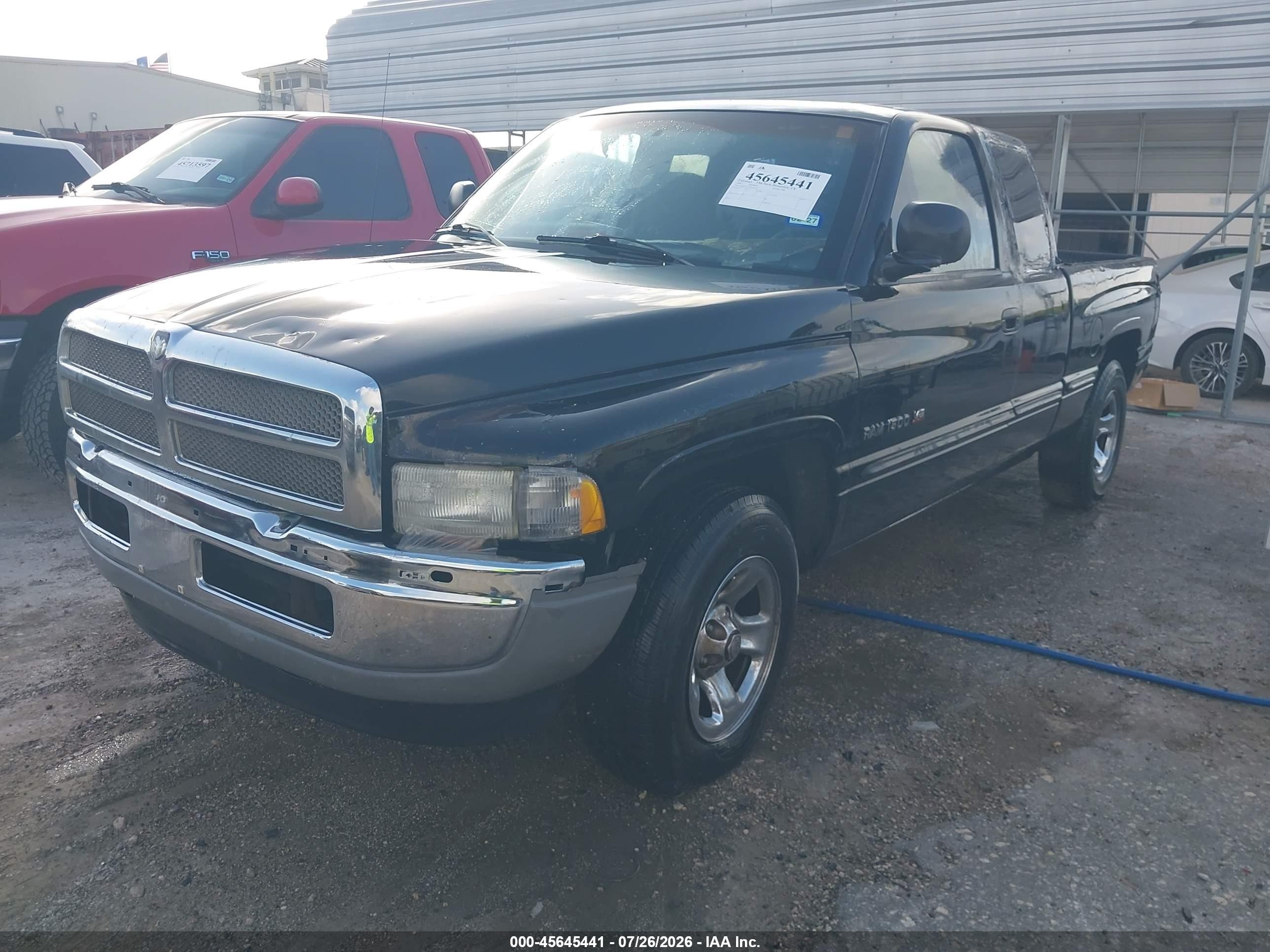 1999 Dodge Ram 1500 St Black vin: 3B7HC12Y1XG244278