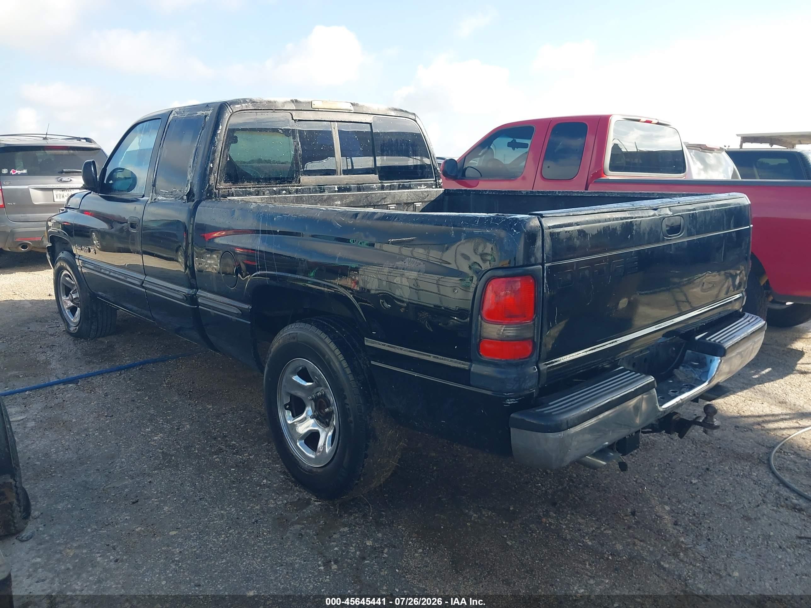 1999 Dodge Ram 1500 St Black vin: 3B7HC12Y1XG244278