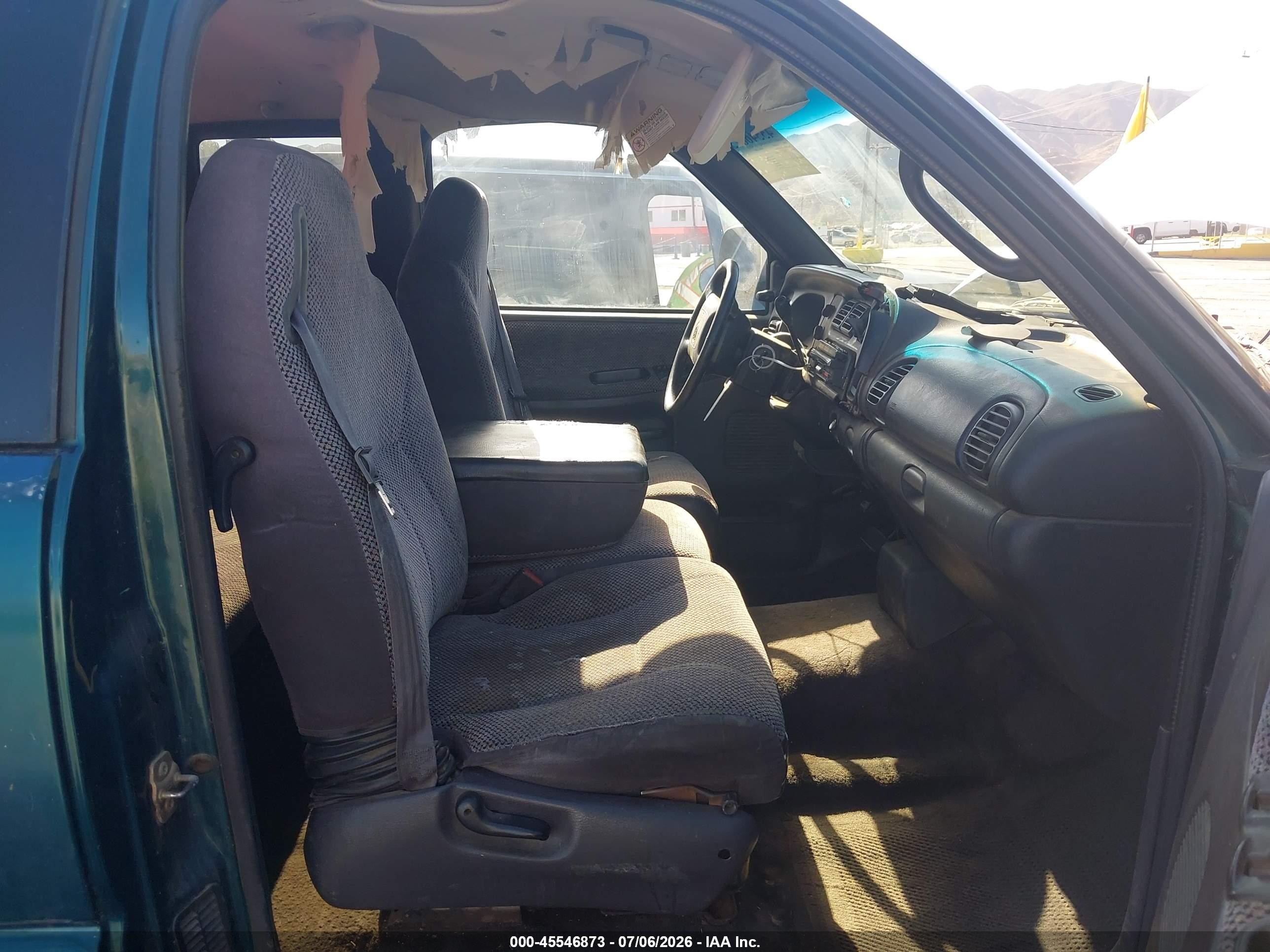 1999 Dodge Ram 1500 St Green vin: 3B7HC12Y2XG209801