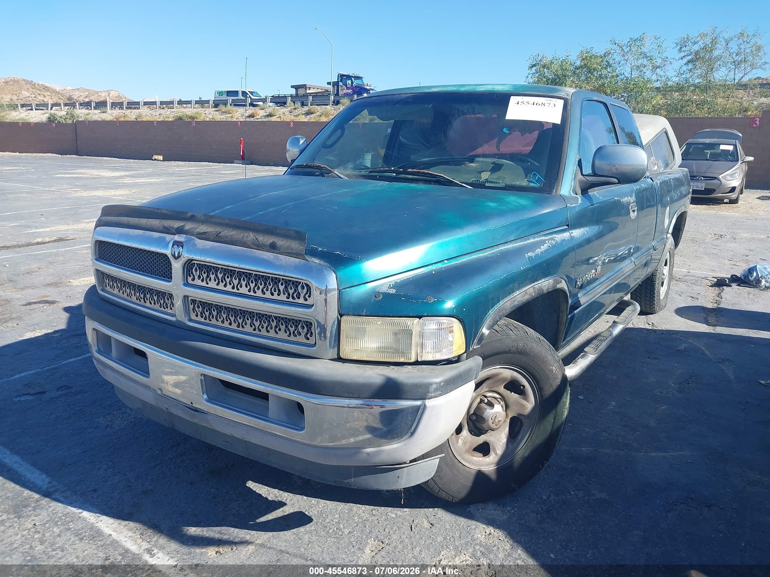 1999 Dodge Ram 1500 St Green vin: 3B7HC12Y2XG209801