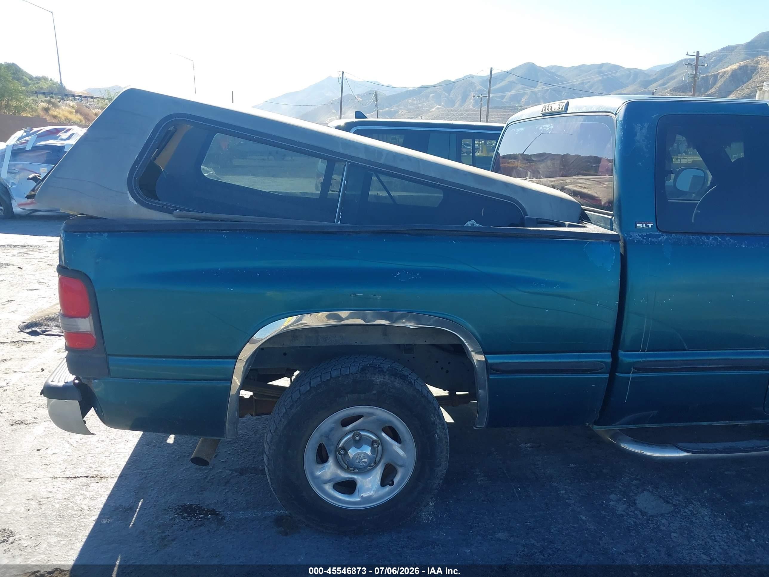 1999 Dodge Ram 1500 St Green vin: 3B7HC12Y2XG209801