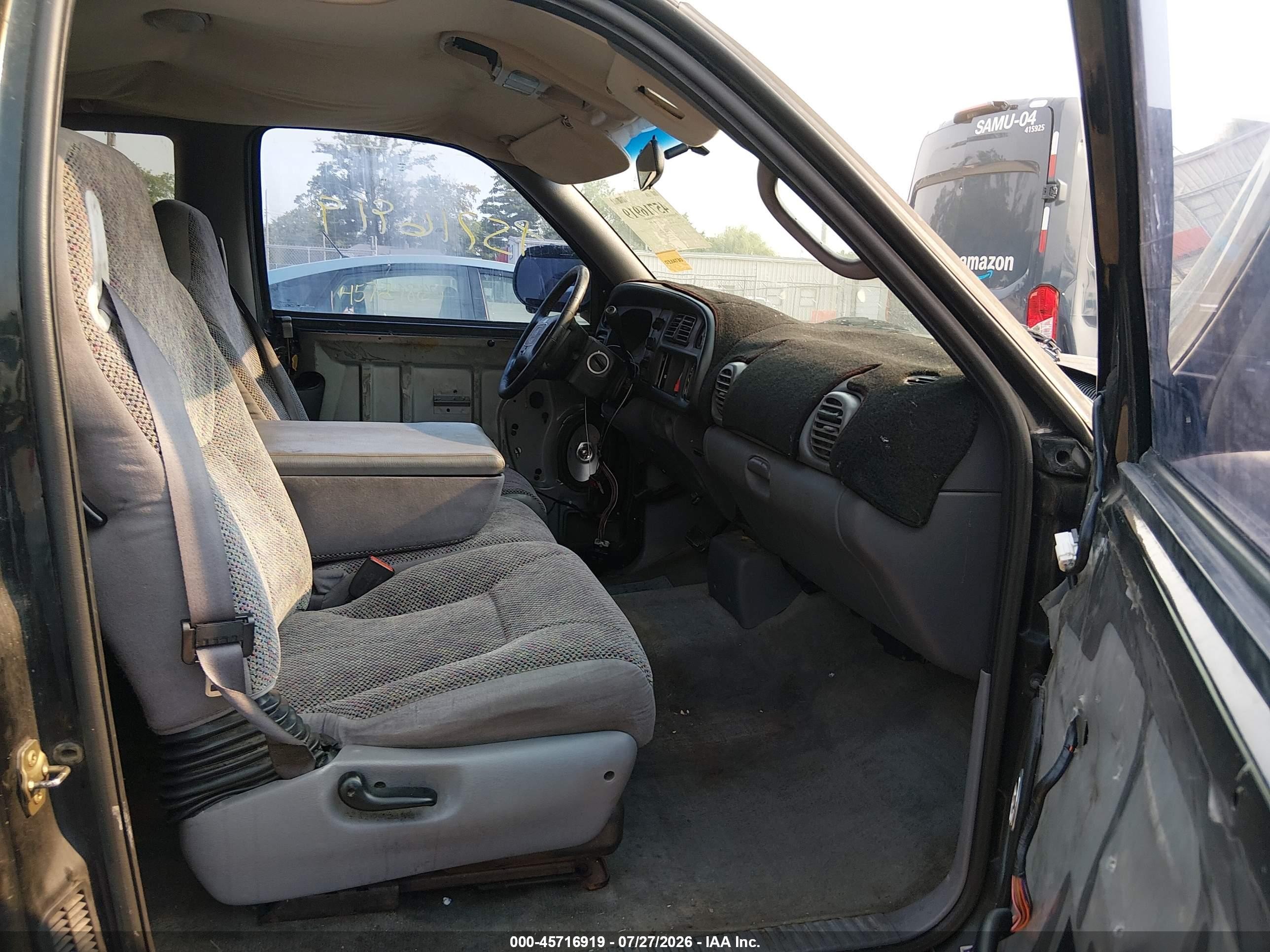 1999 Dodge Ram 1500 St Black vin: 3B7HC12Y7XG100024