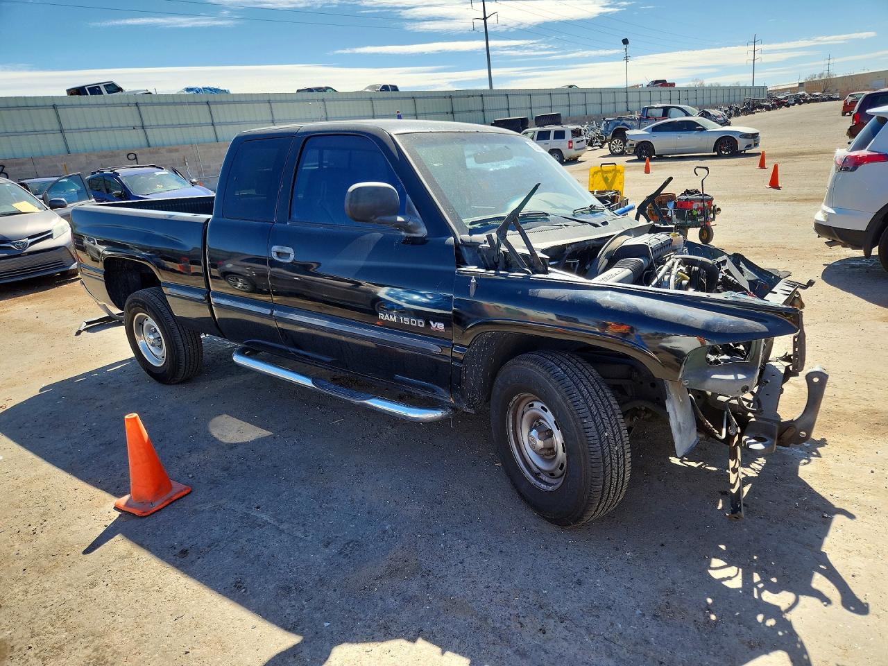 1998 Dodge Ram 1500 Black vin: 3B7HC12Y8WM286902