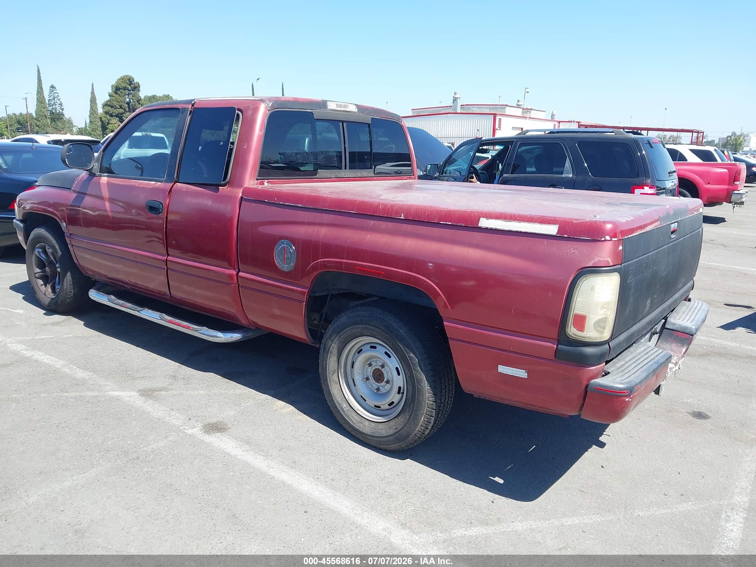 1999 Dodge Ram 1500 St Red vin: 3B7HC12YXXG218519