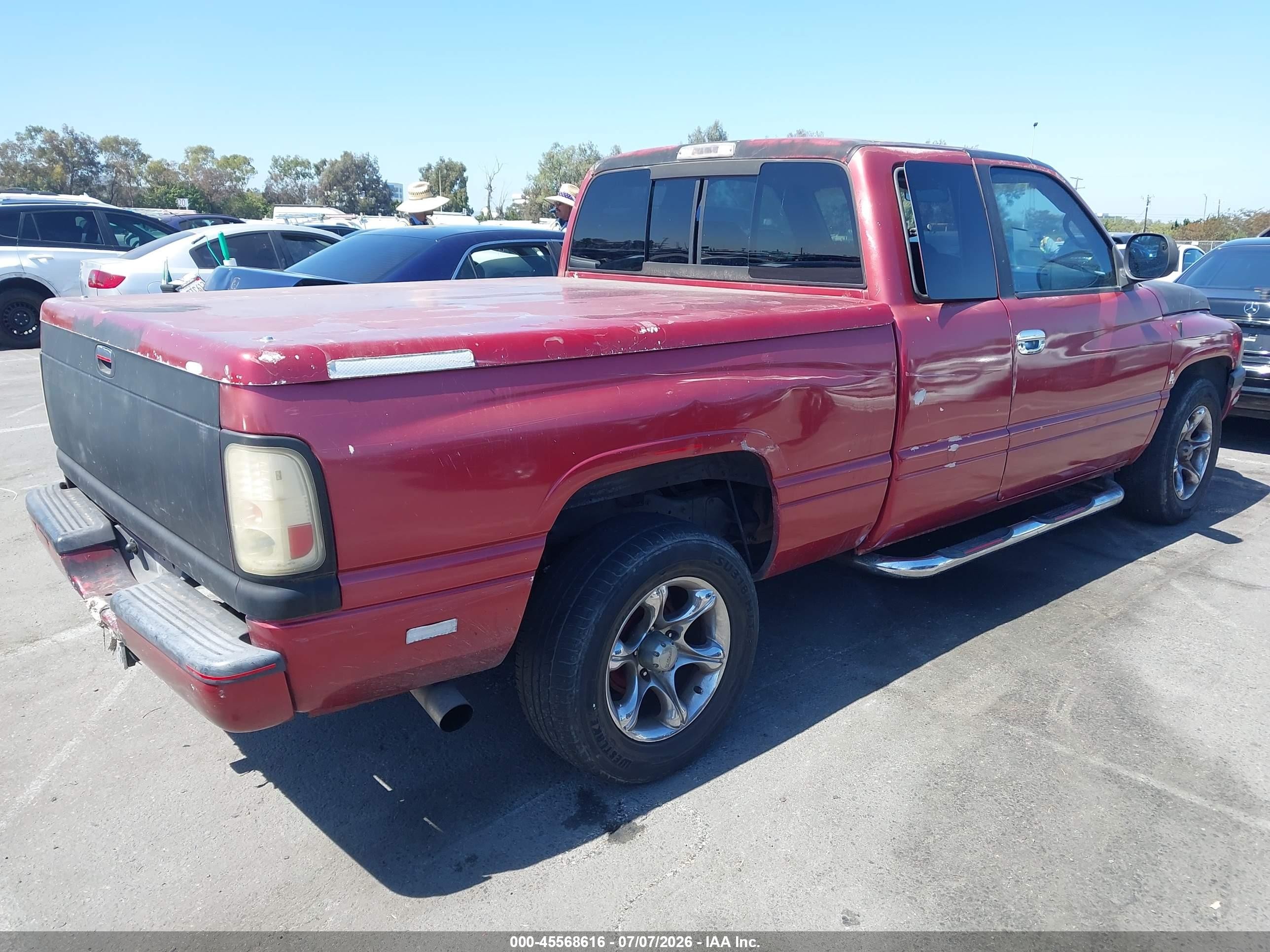 1999 Dodge Ram 1500 St Red vin: 3B7HC12YXXG218519