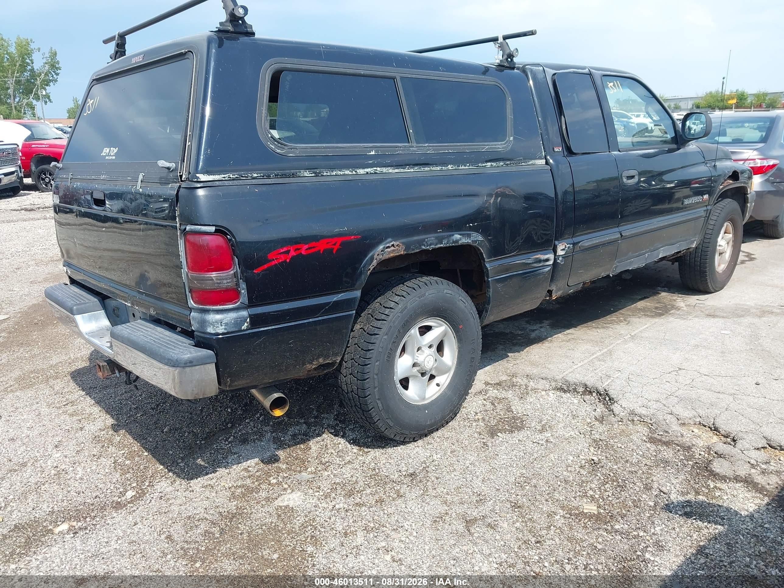 2001 Dodge Ram 1500 St Black vin: 3B7HC13Y01G710501