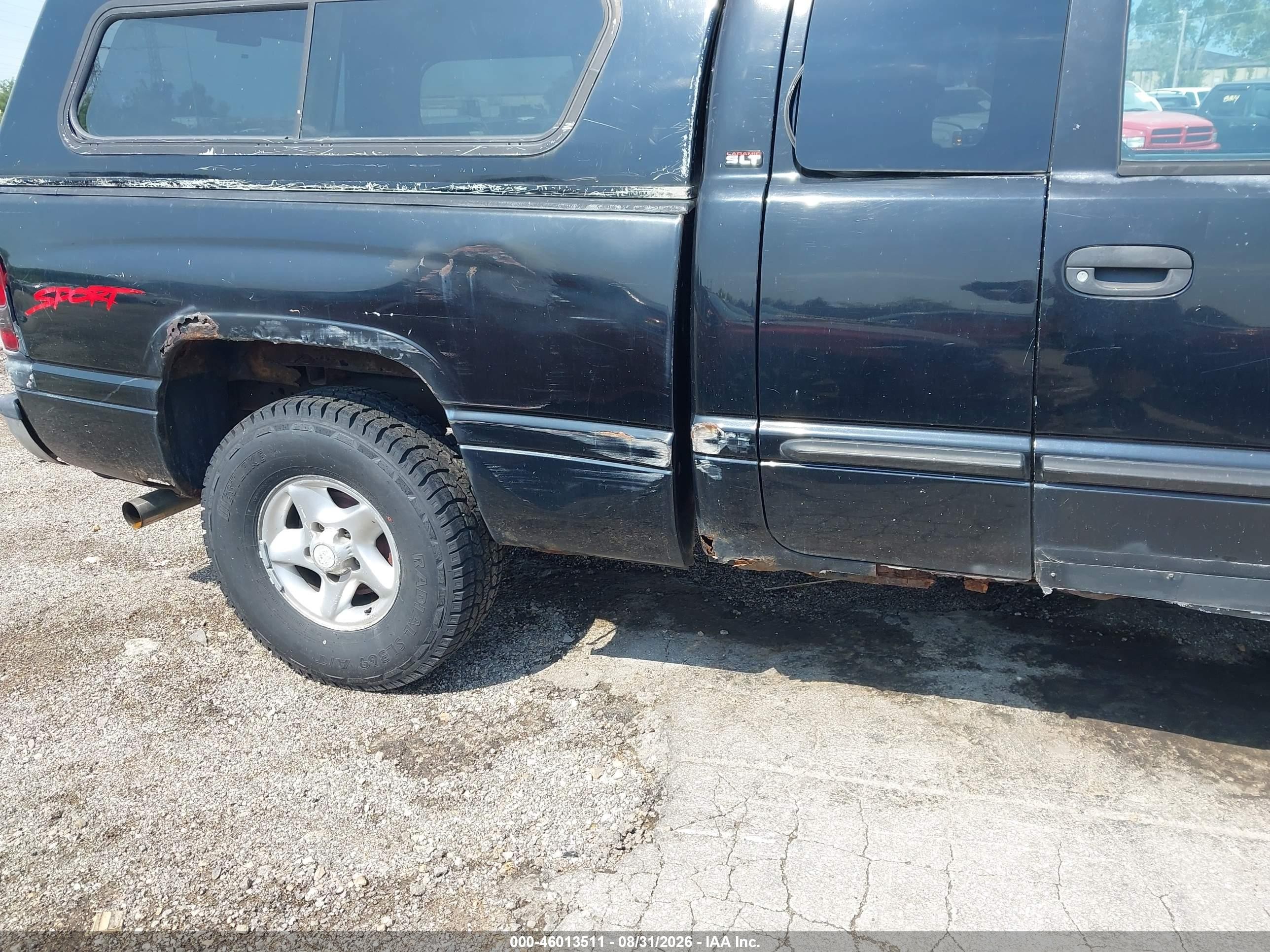 2001 Dodge Ram 1500 St Black vin: 3B7HC13Y01G710501
