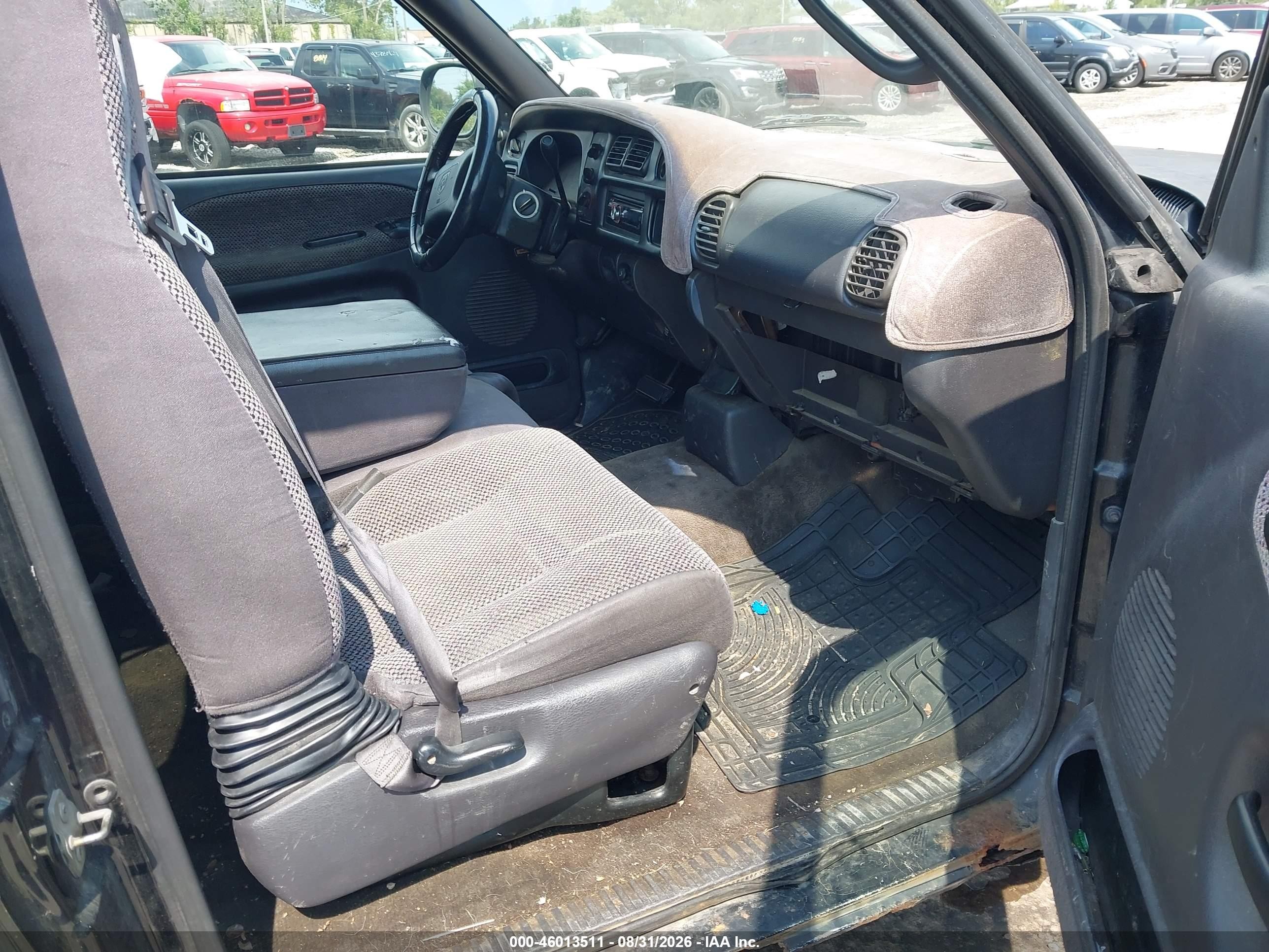 2001 Dodge Ram 1500 St Black vin: 3B7HC13Y01G710501