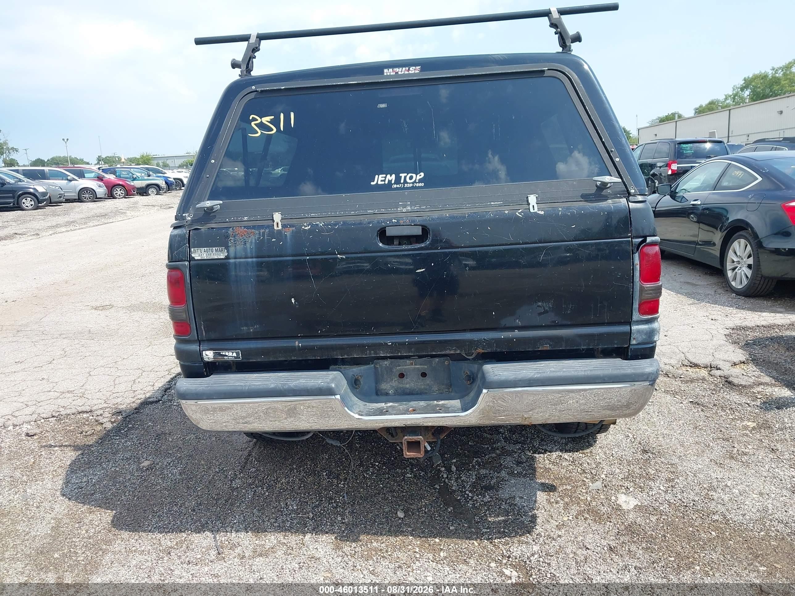 2001 Dodge Ram 1500 St Black vin: 3B7HC13Y01G710501