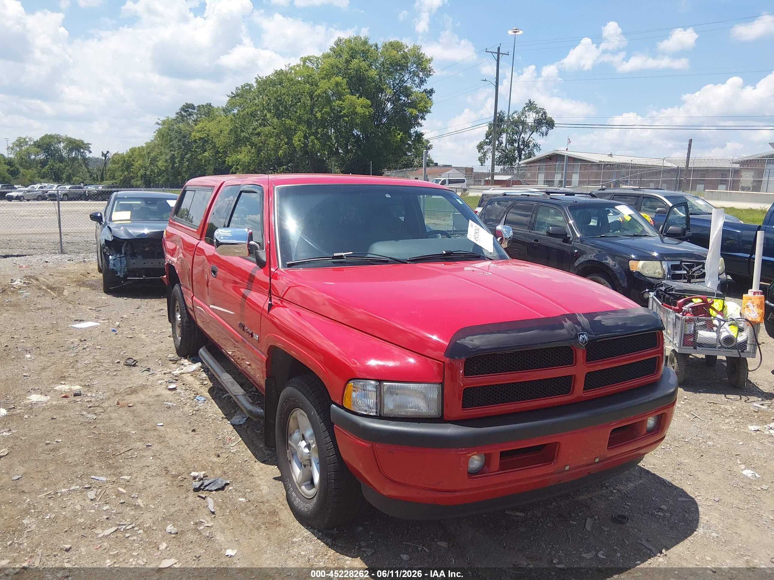 1997 Dodge Ram 1500 St Red vin: 3B7HC13Y0VG716286