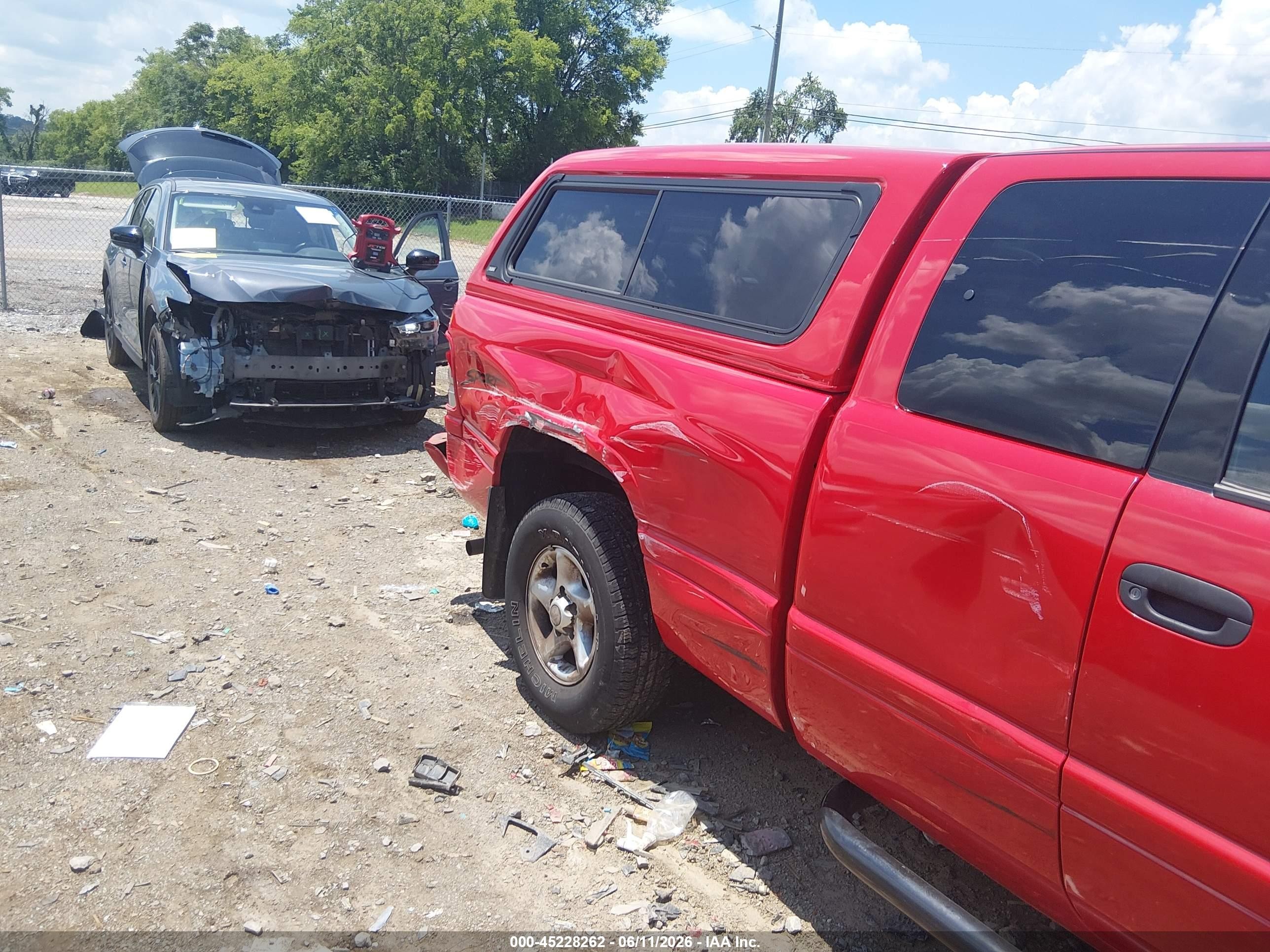1997 Dodge Ram 1500 St Red vin: 3B7HC13Y0VG716286