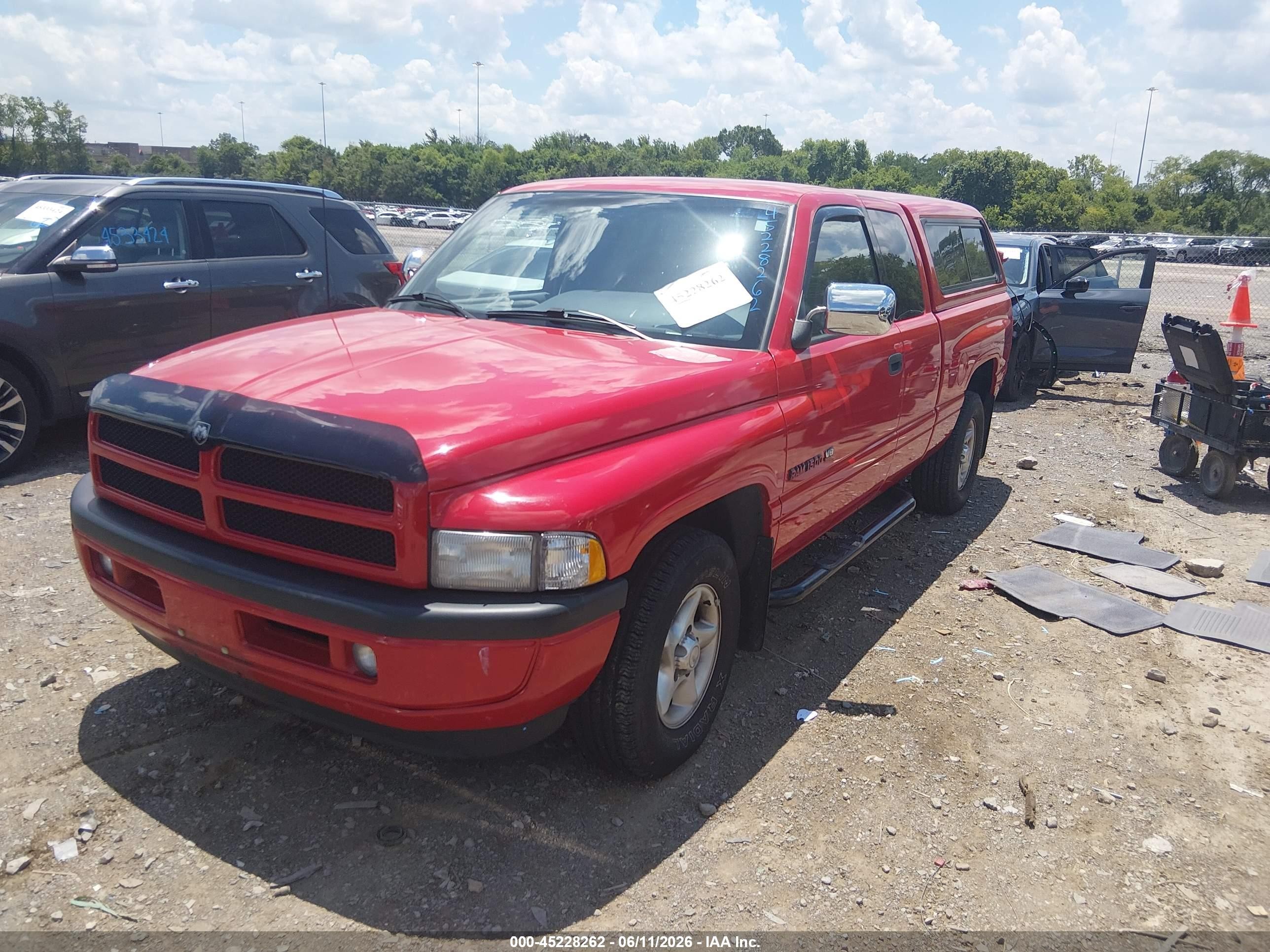 1997 Dodge Ram 1500 St Red vin: 3B7HC13Y0VG716286