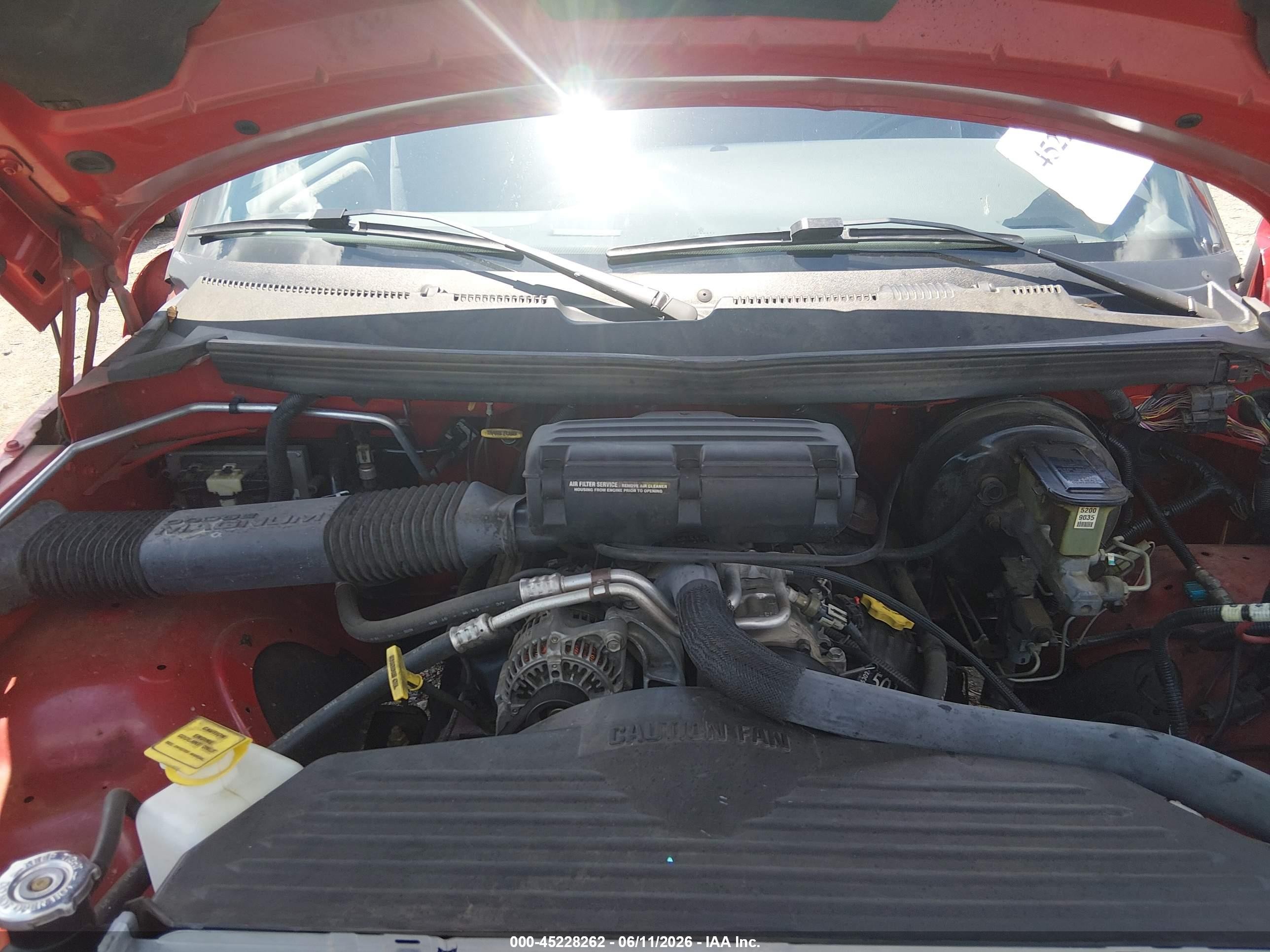 1997 Dodge Ram 1500 St Red vin: 3B7HC13Y0VG716286