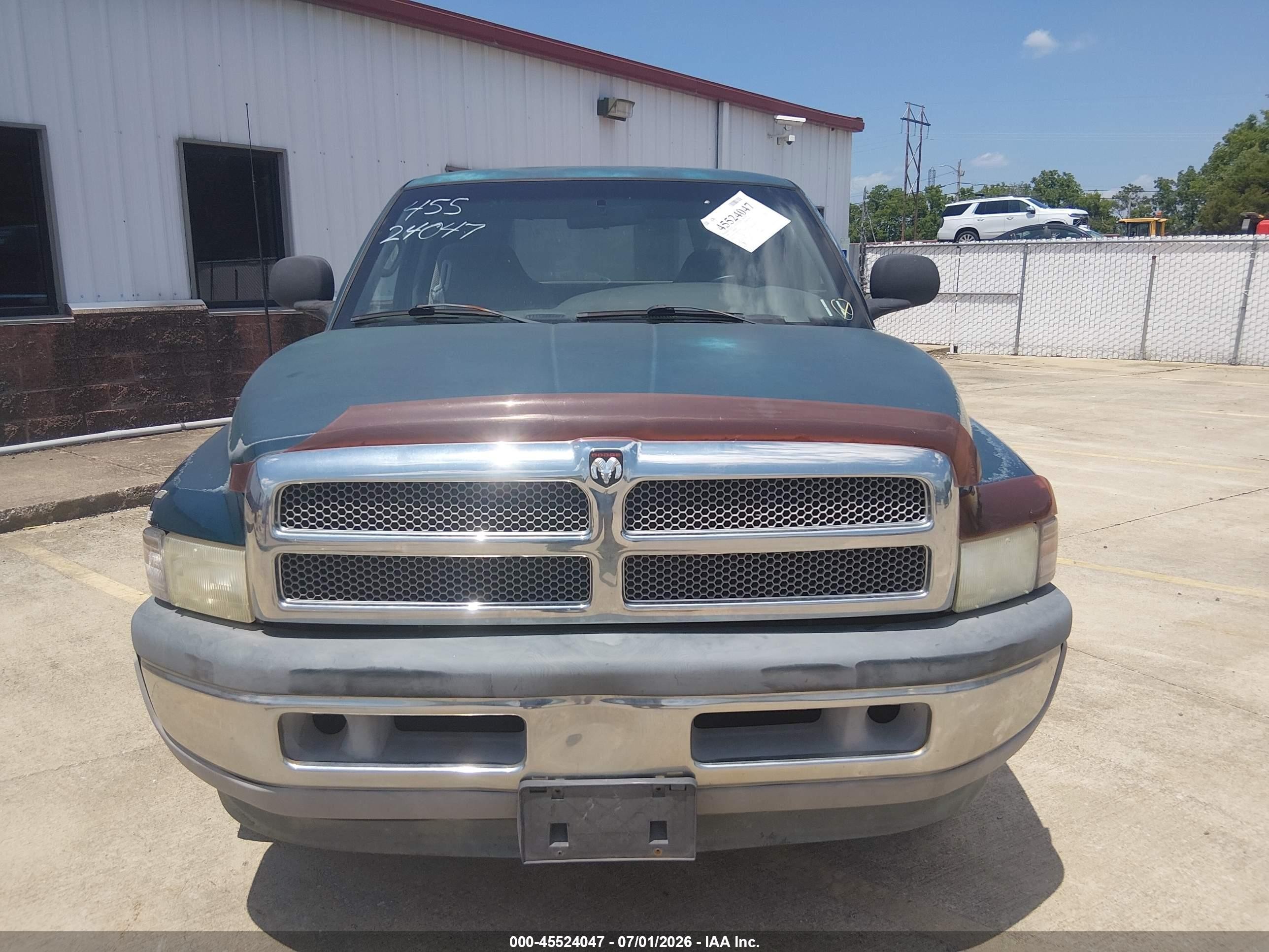 1998 Dodge Ram 1500 St Green vin: 3B7HC13Y0WG231020