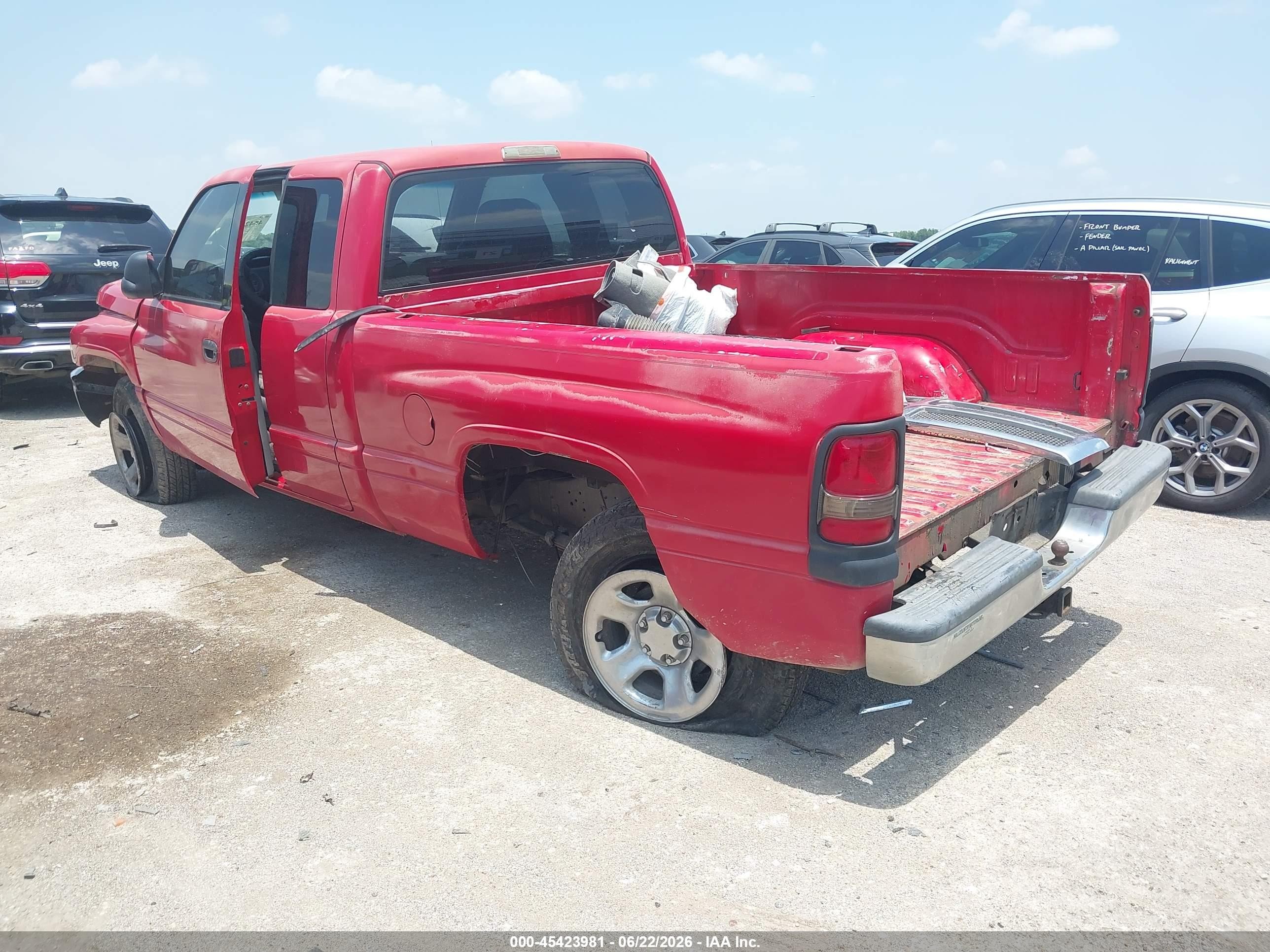 2001 Dodge Ram 1500 St Red vin: 3B7HC13Y11G210086