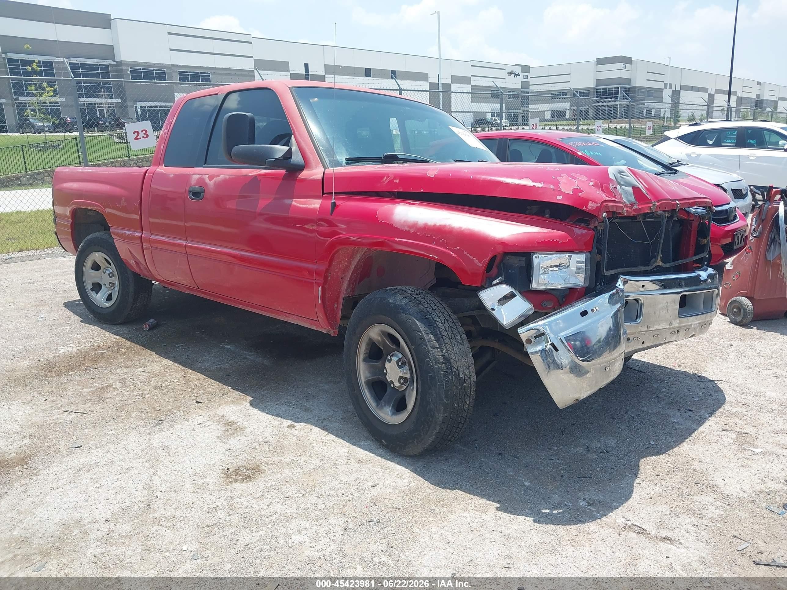 2001 Dodge Ram 1500 St Red vin: 3B7HC13Y11G210086