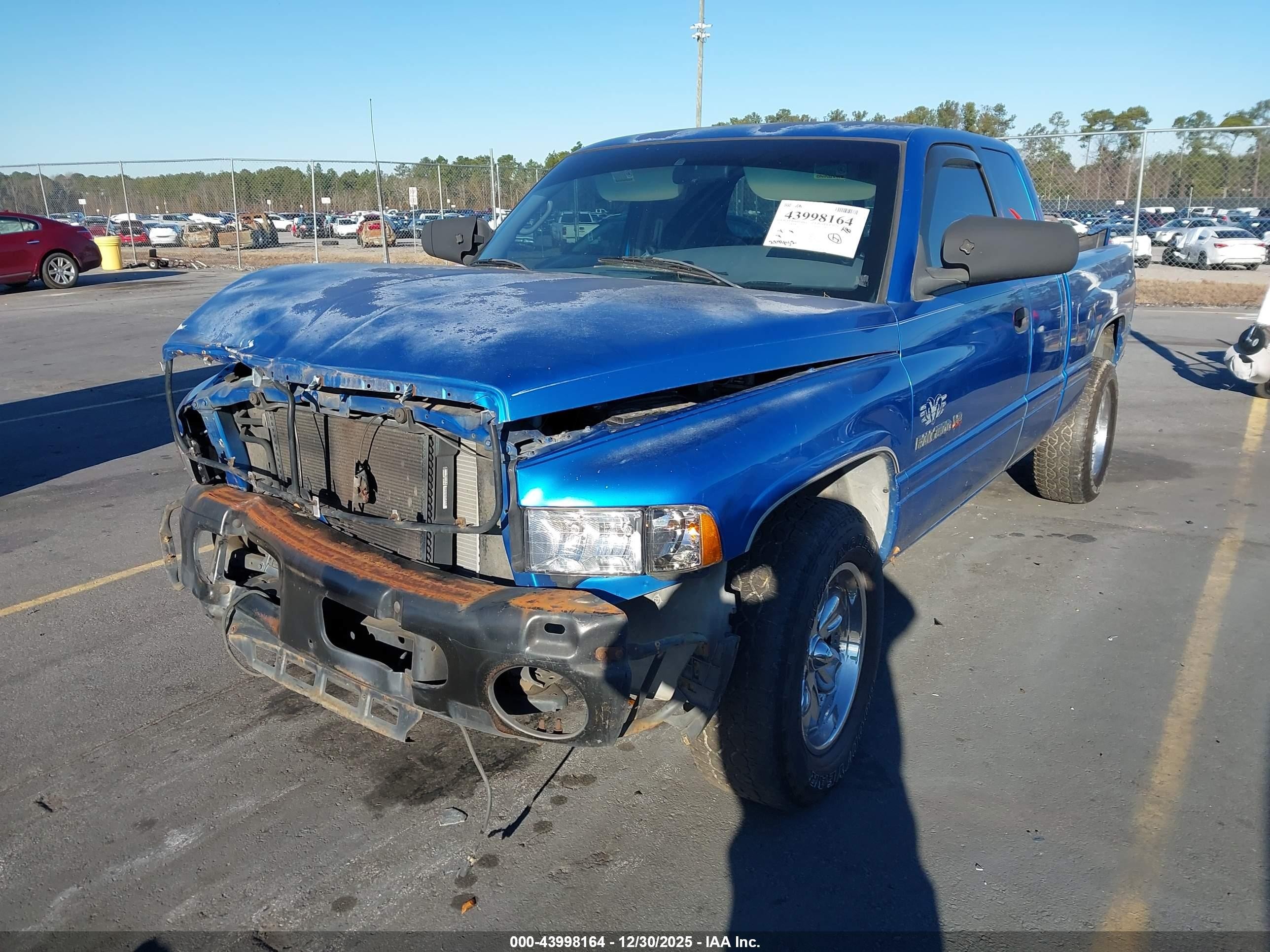 2001 Dodge Ram 1500 St Blue vin: 3B7HC13Y11G723080